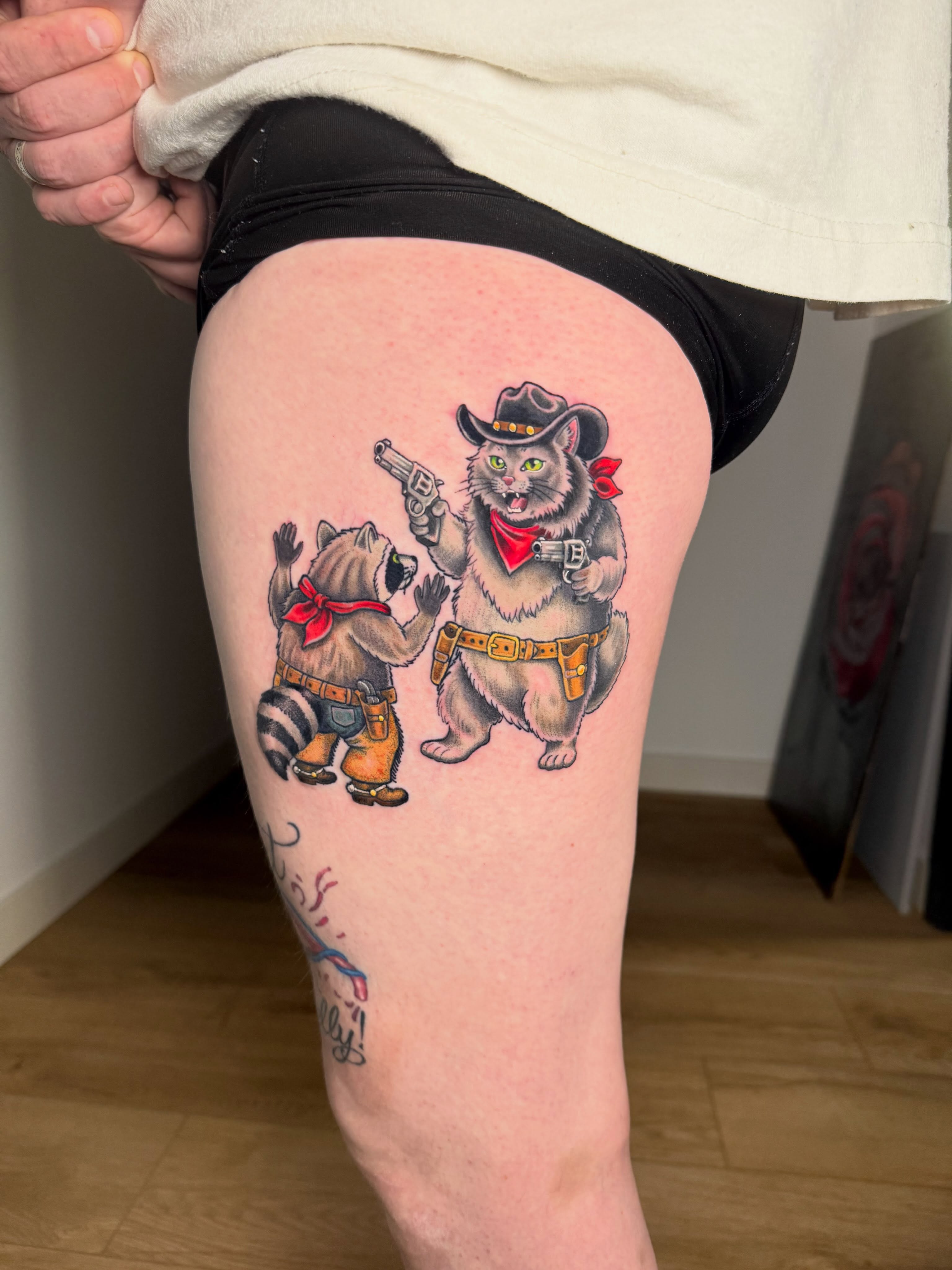 Tattoo by @keithgobleart — american_traditional, realism