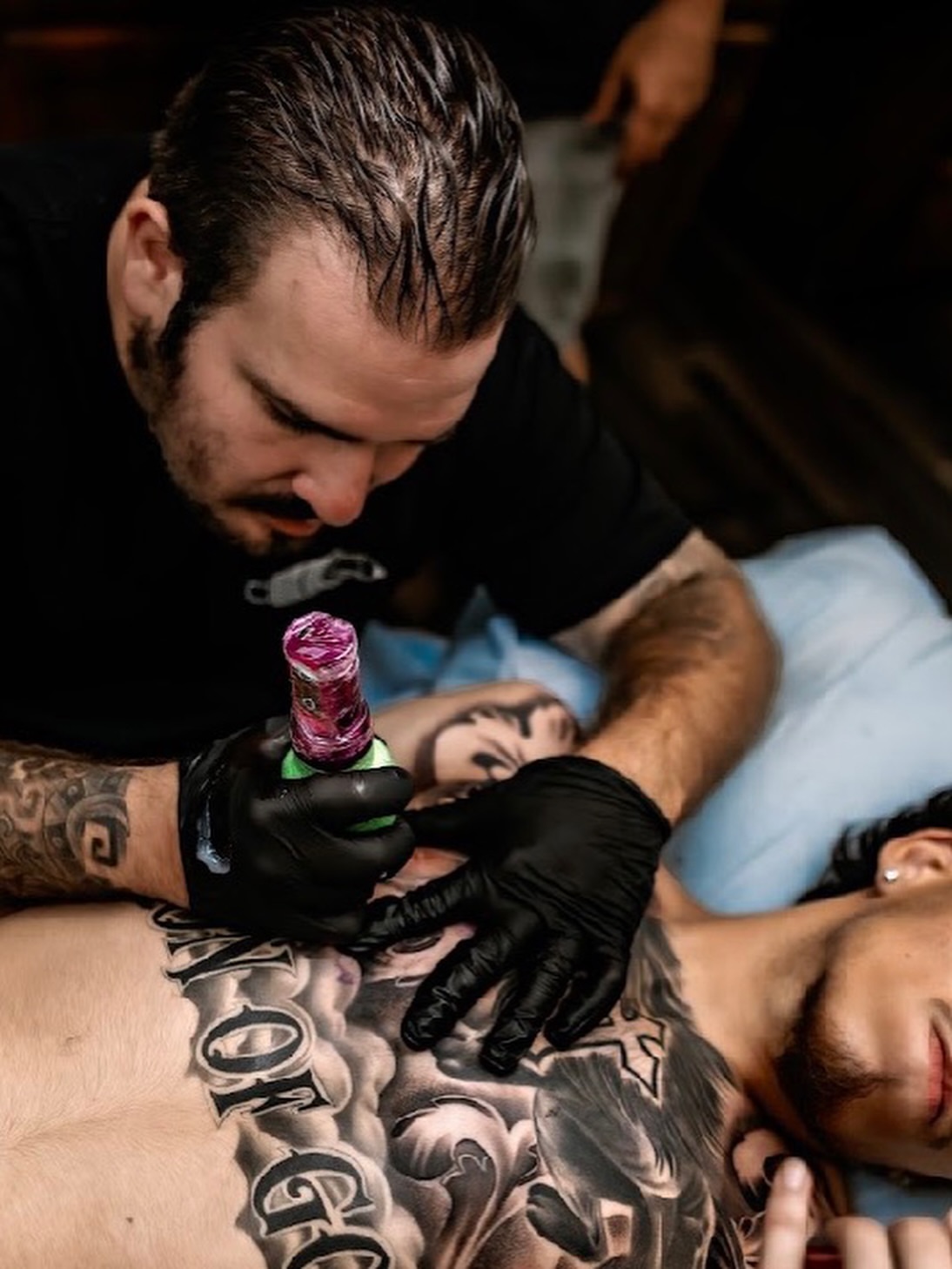 Tattoo by @tattoosbygonzo530 — lettering_script