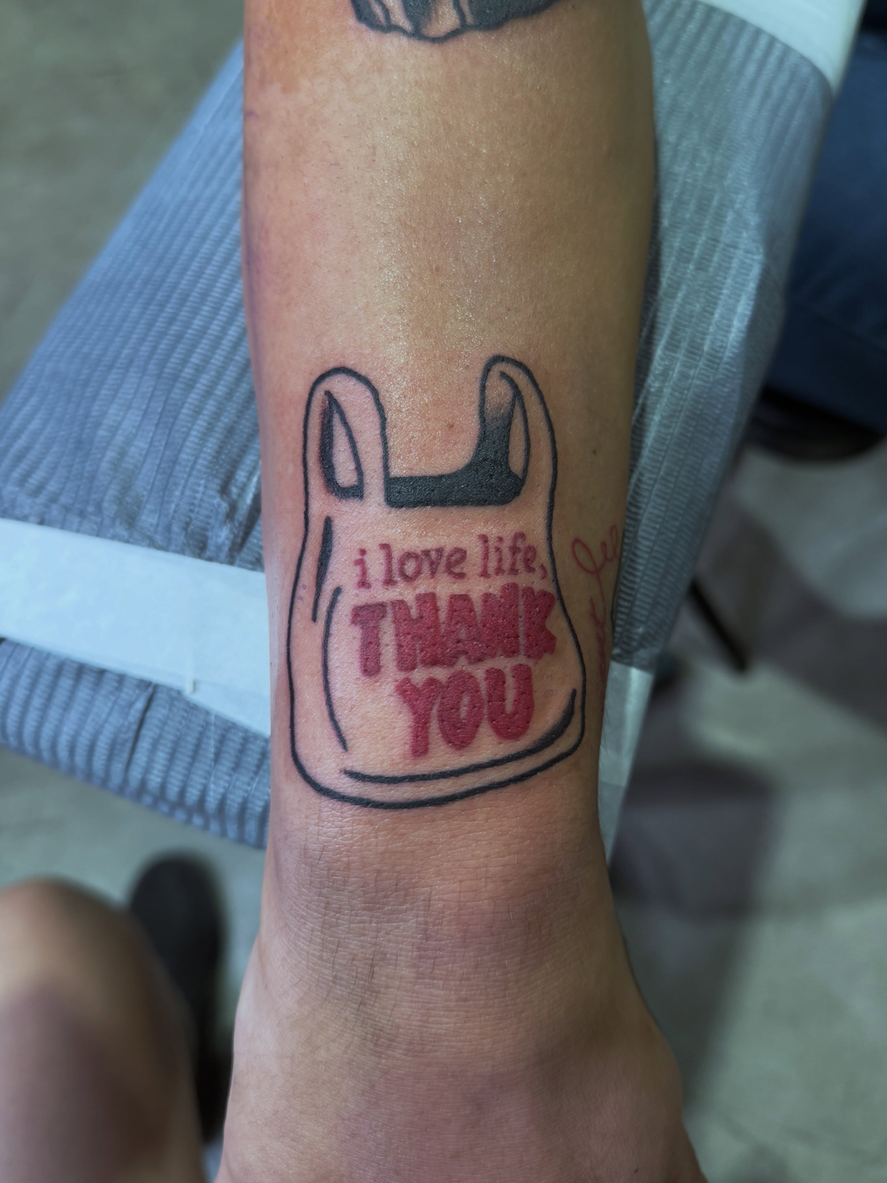 Tattoo by @pokeyvixen — lettering_script