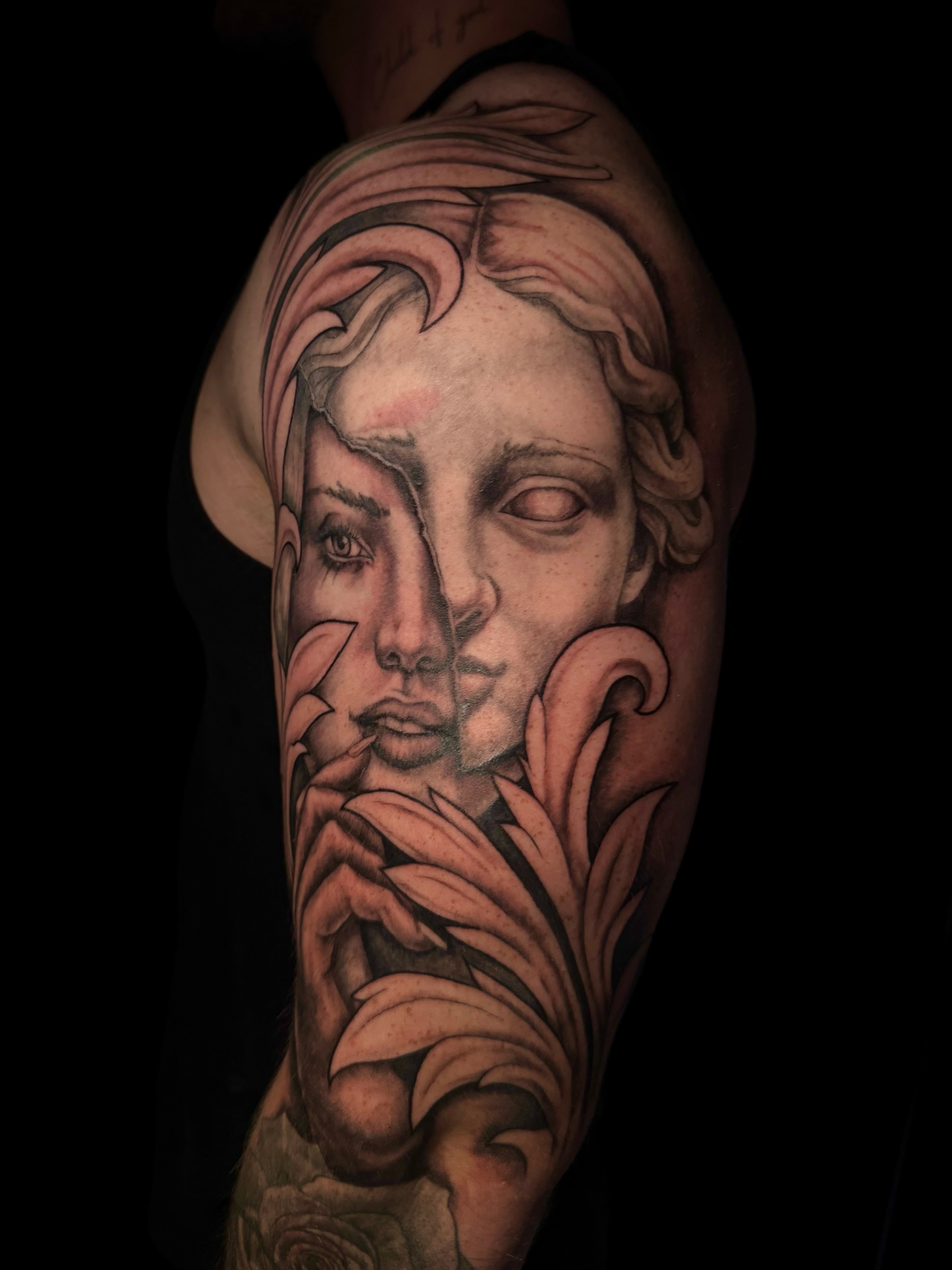 Tattoo by @paris_tattoos18 — realism, black_and_grey
