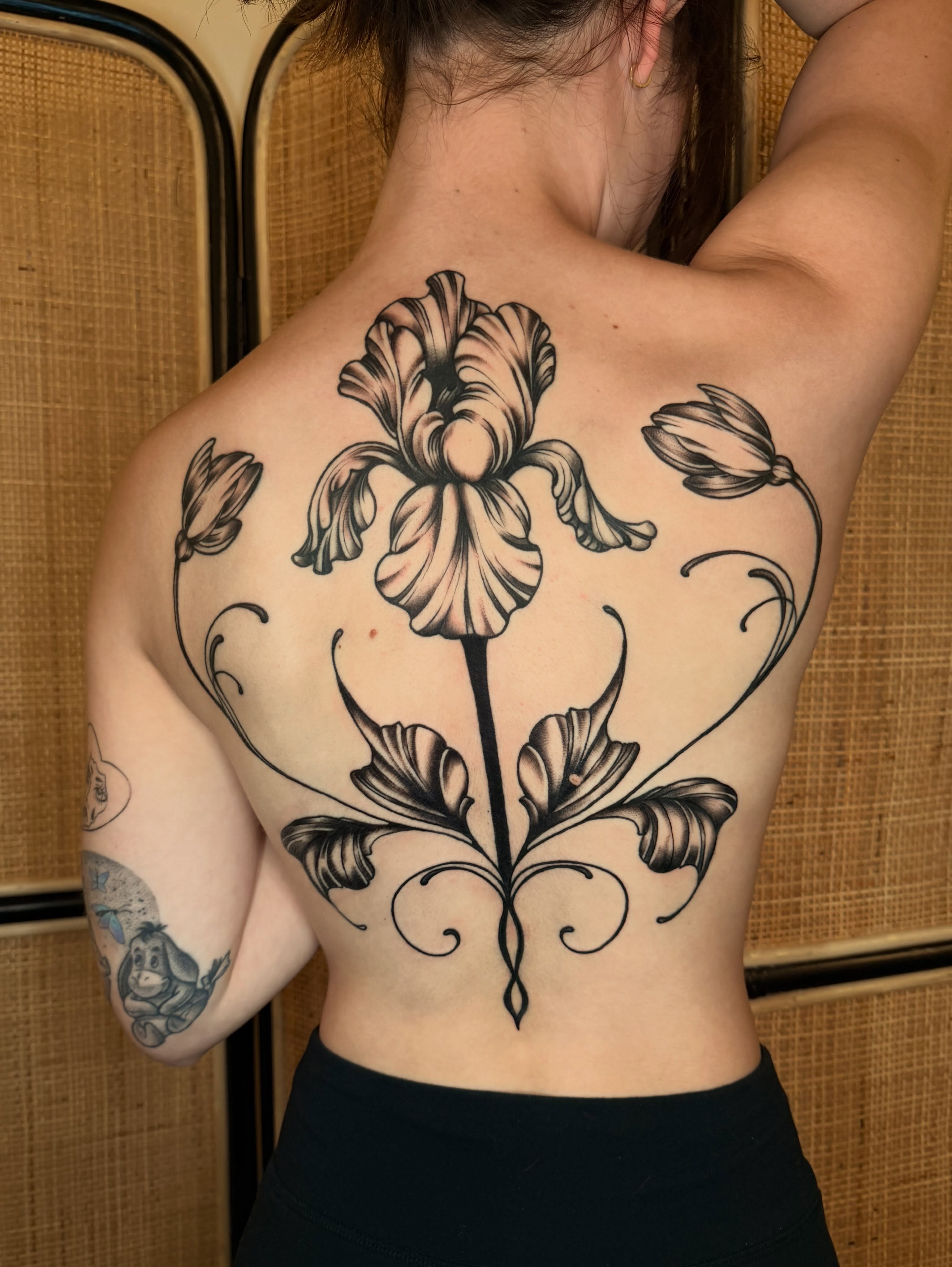 Tattoo by @stebie_inks — black_and_grey