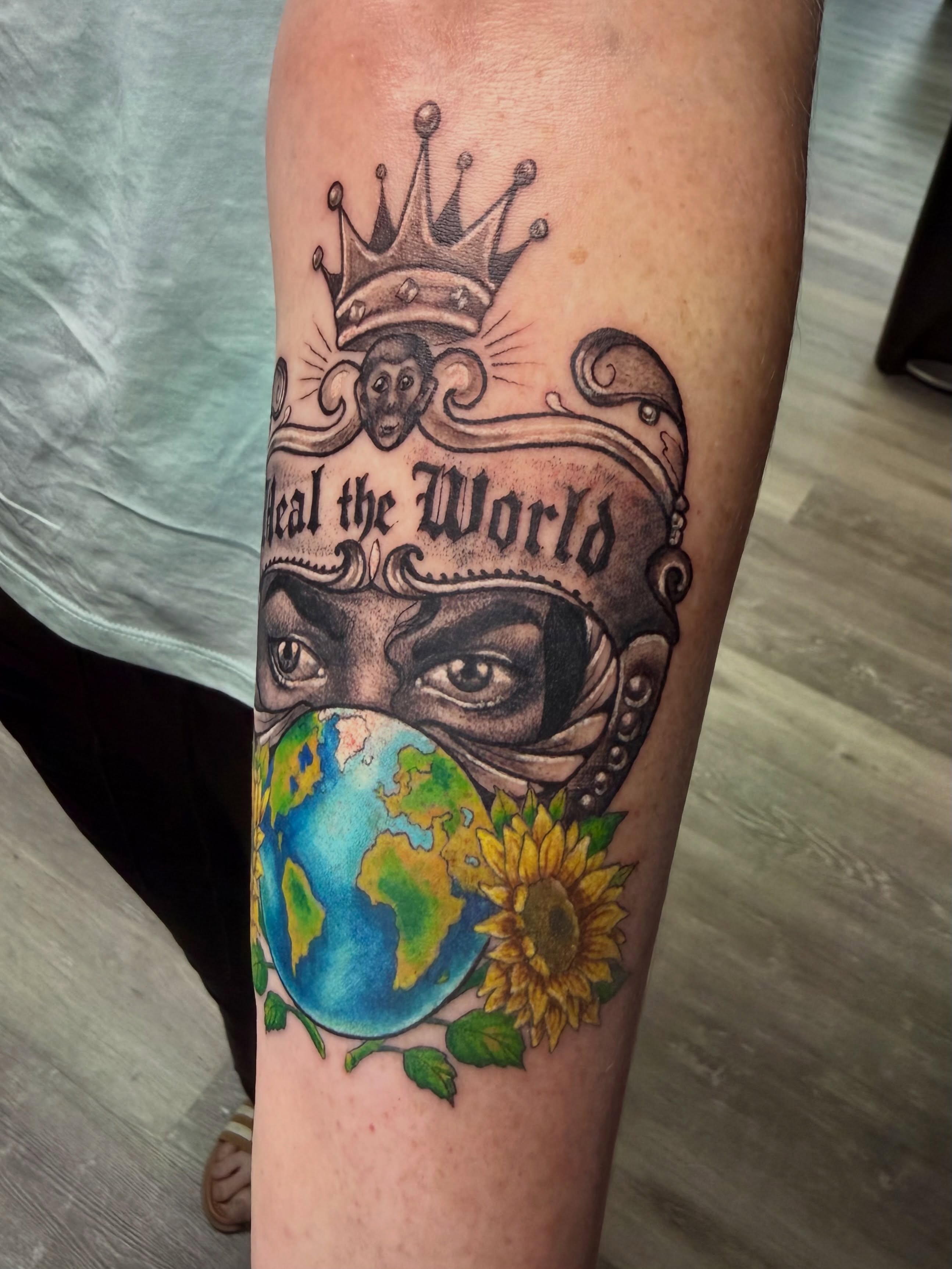 Tattoo by @marla_tattoo — realism, dotwork