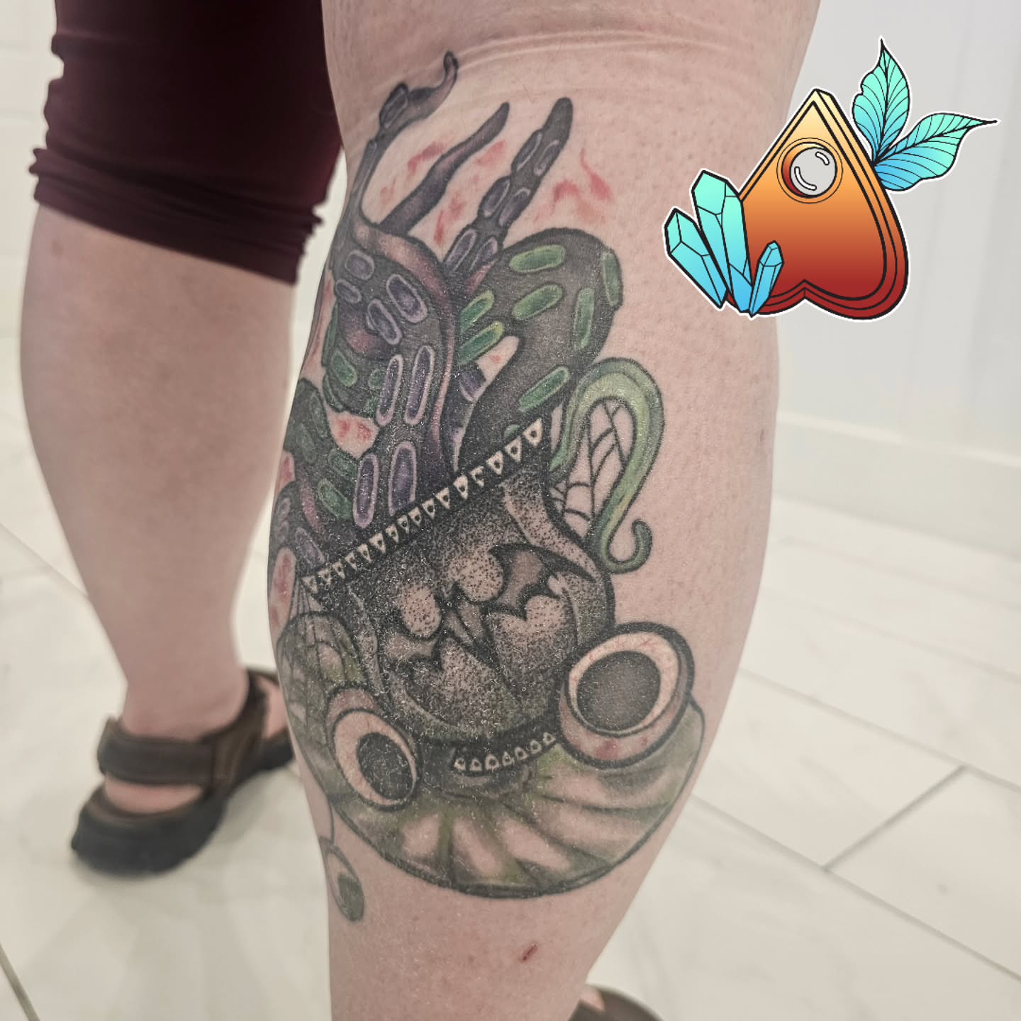 Tattoo by @skinartj — dotwork, realism