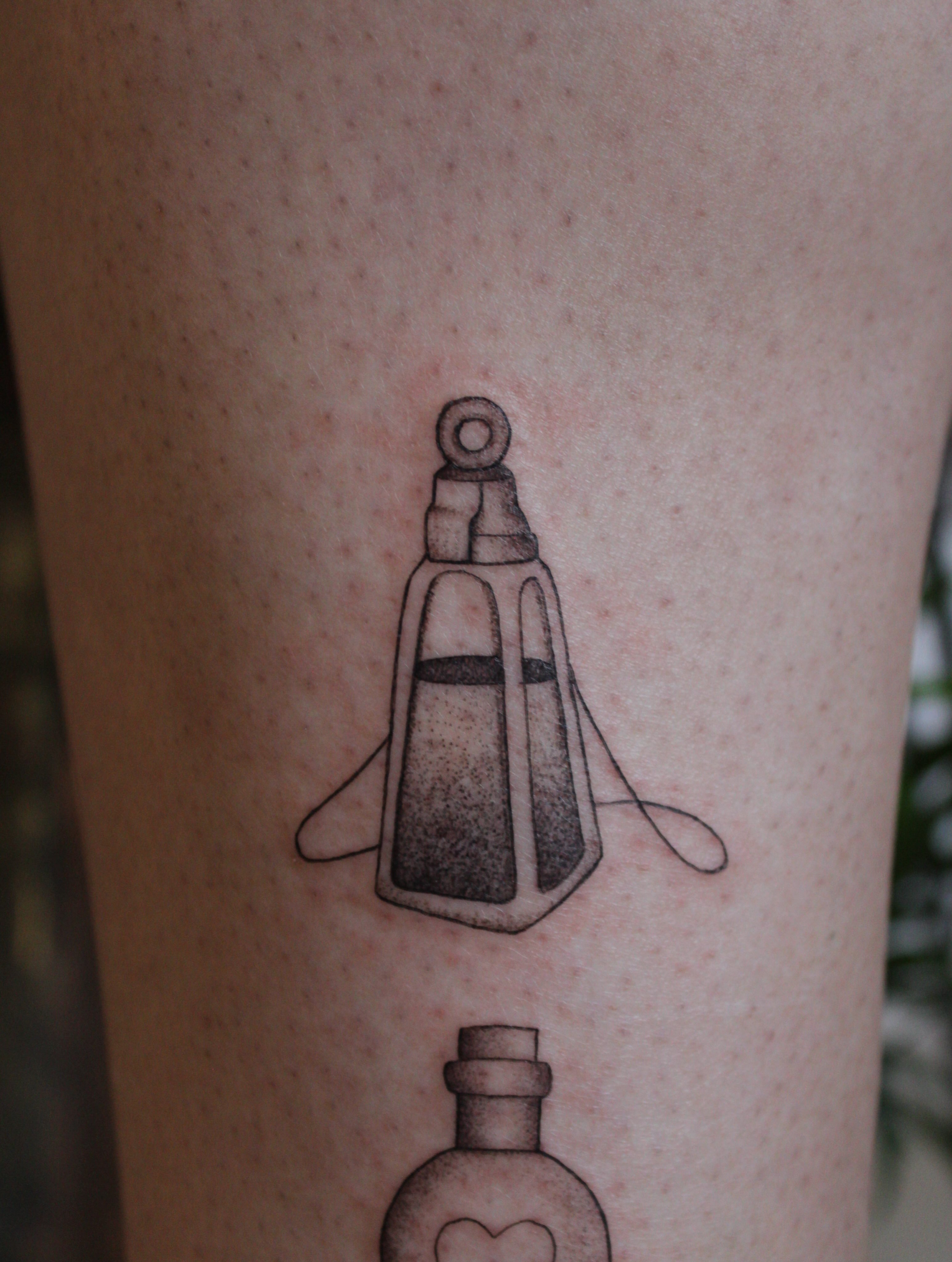Tattoo by @emsky_ink — black_and_grey
