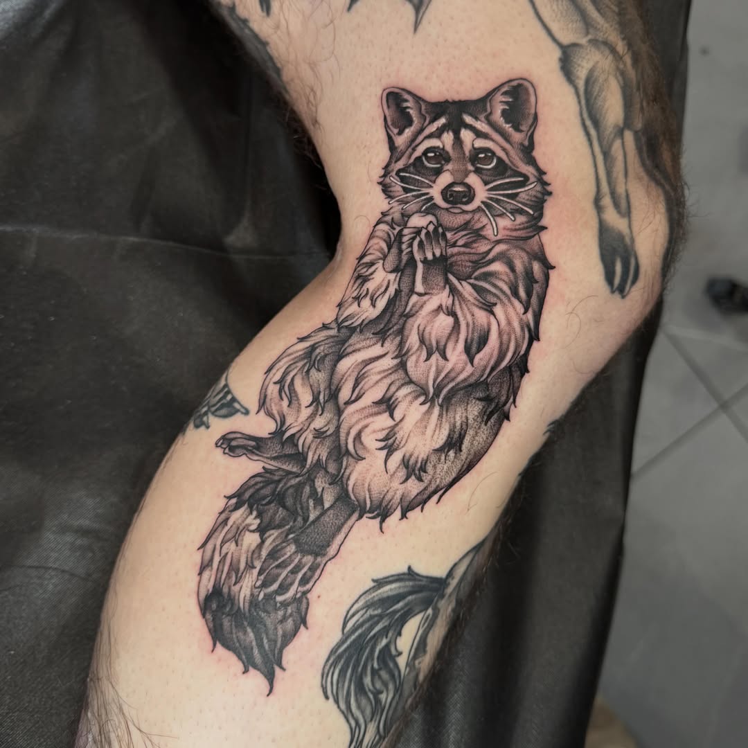 Tattoo by @ryanfuttart — black_and_grey