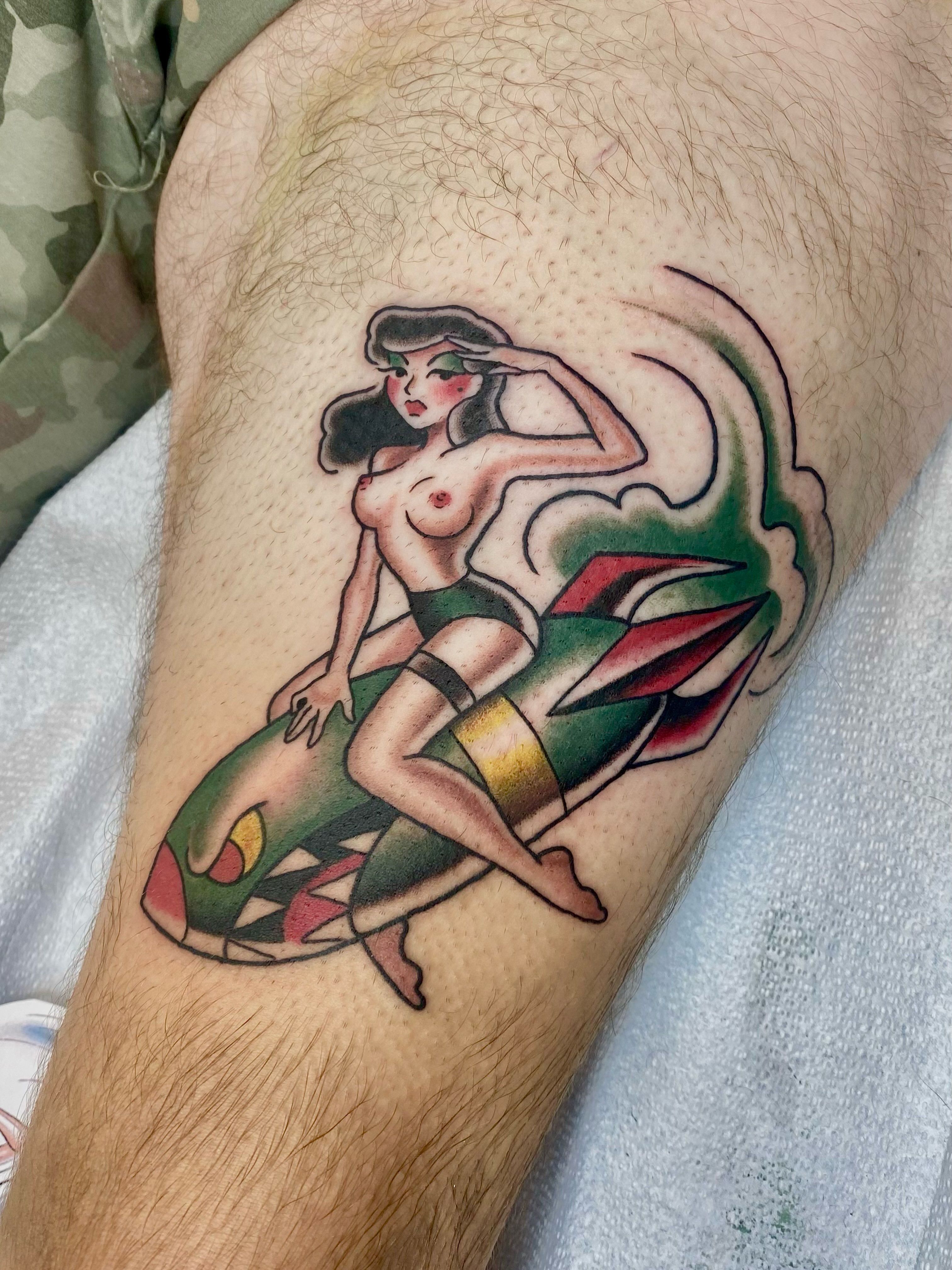 Tattoo by @gillygoatpokes — american_traditional