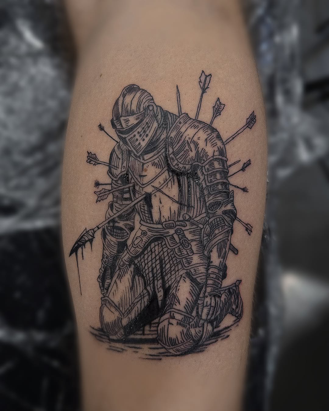 Tattoo by @tattoosbytj617 — black_and_grey