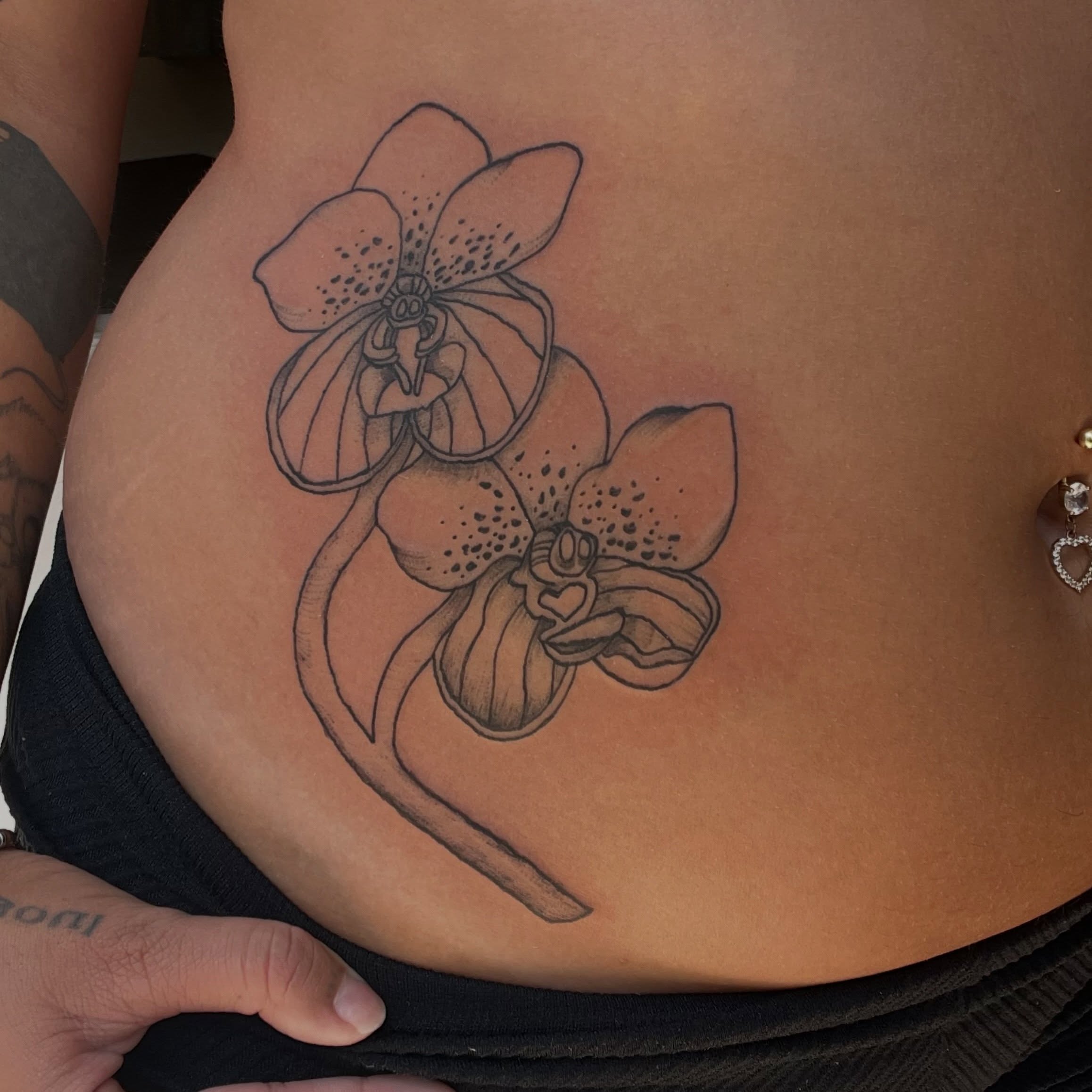 Tattoo by @inkedbymiranda — dotwork, black_and_grey