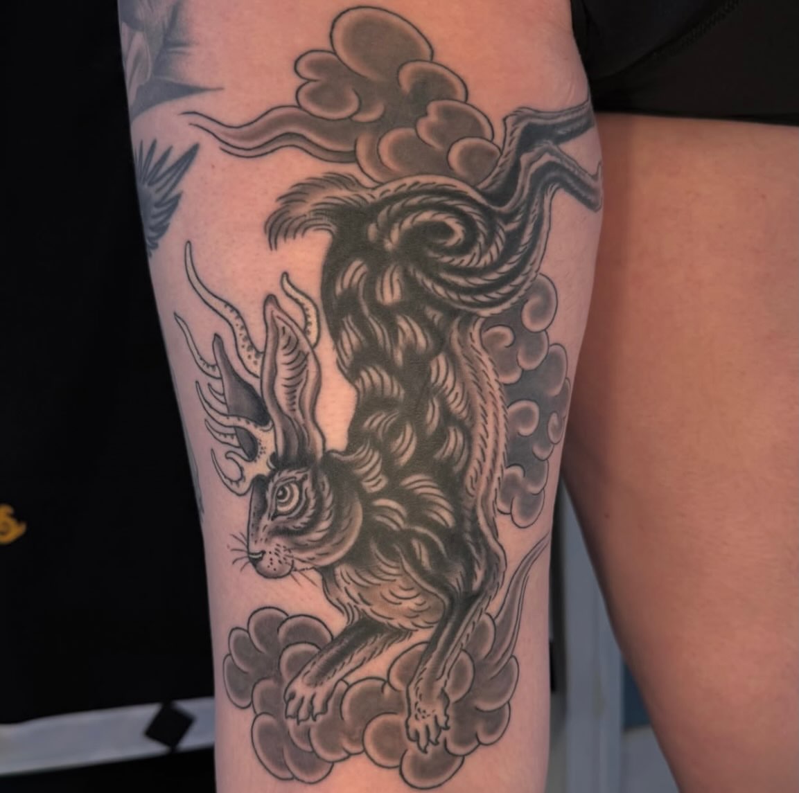 Tattoo by @noah_moretz — black_and_grey