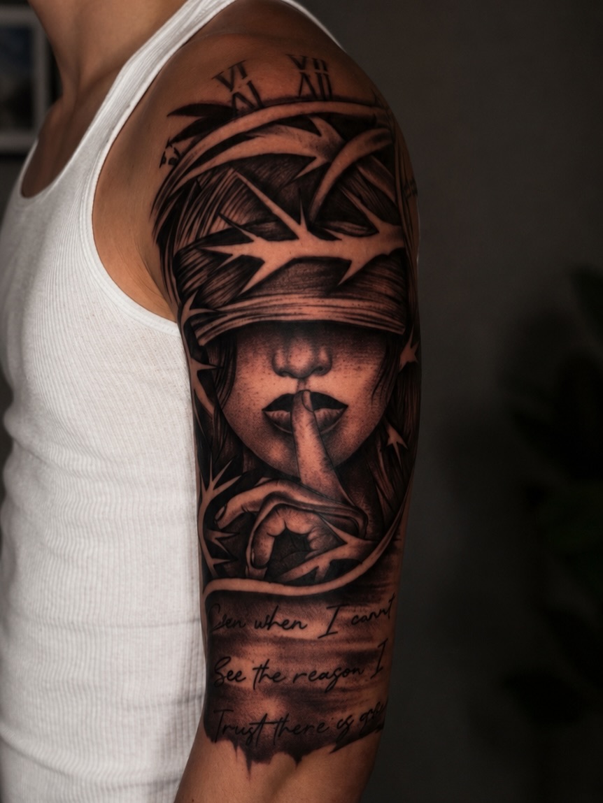 Tattoo by @broken_tattz β black_and_grey, realism