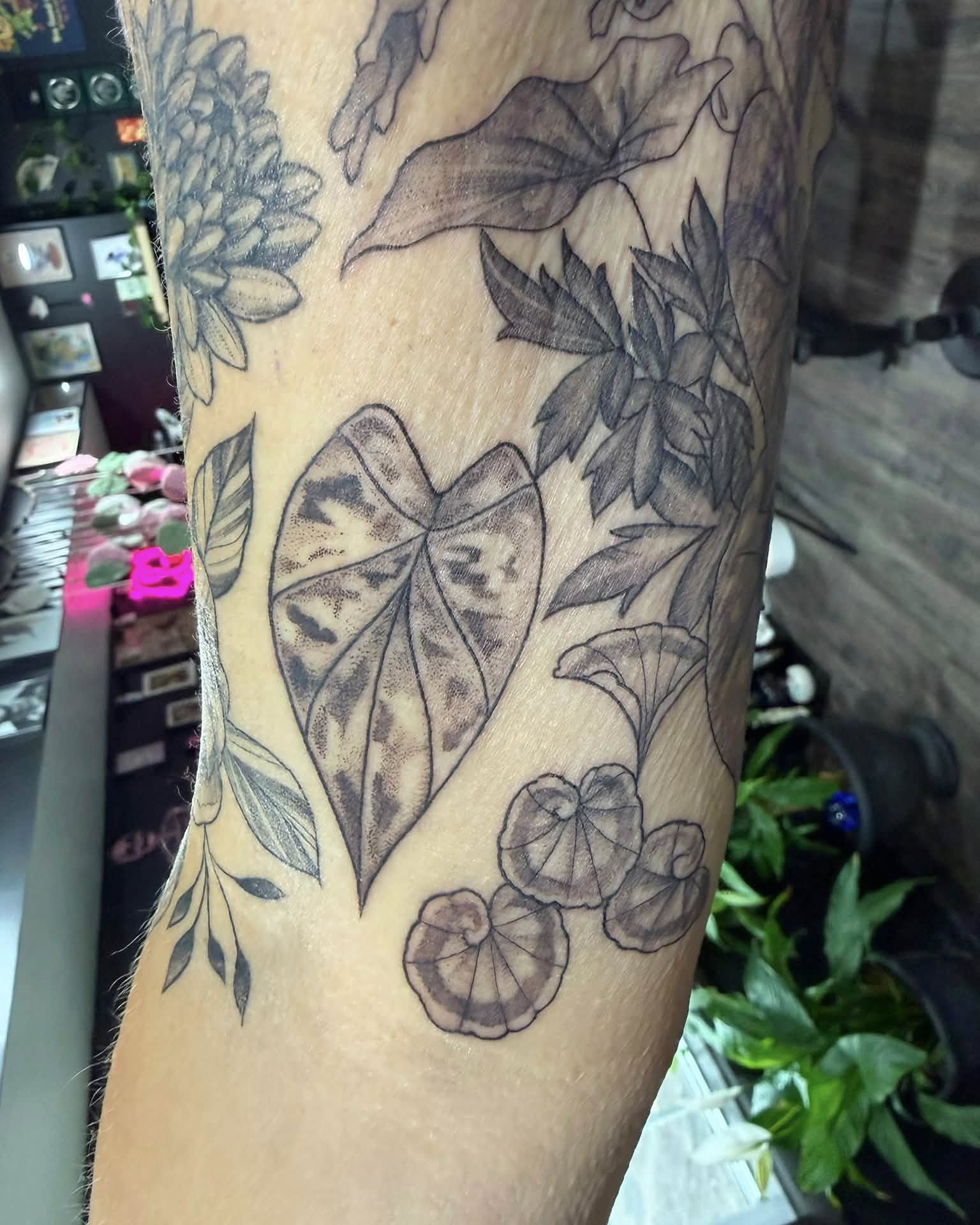 Tattoo by @flora_and_fauna_tattoos — black_and_grey
