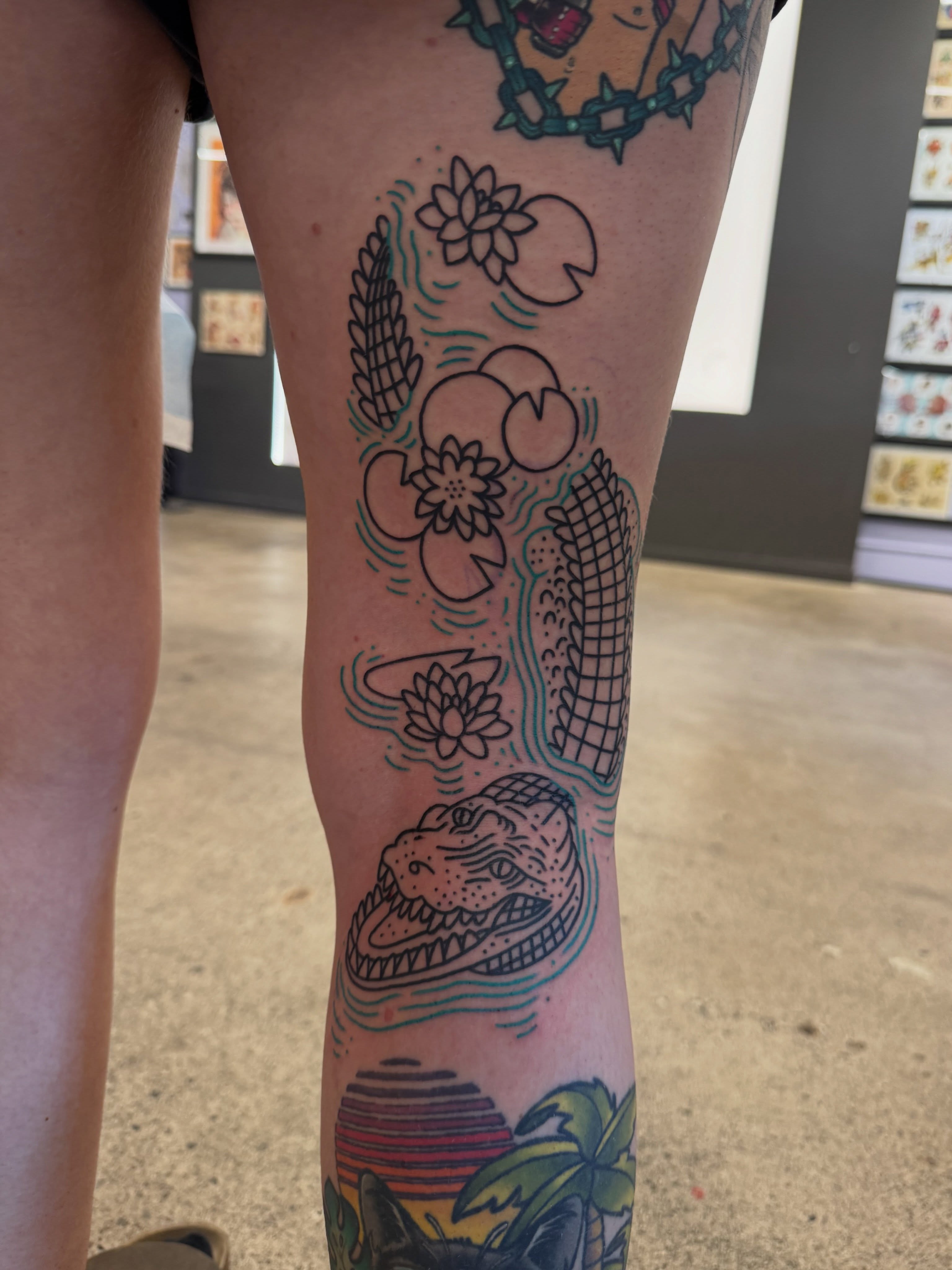 Tattoo by @rarespider — new_school, illustrative
