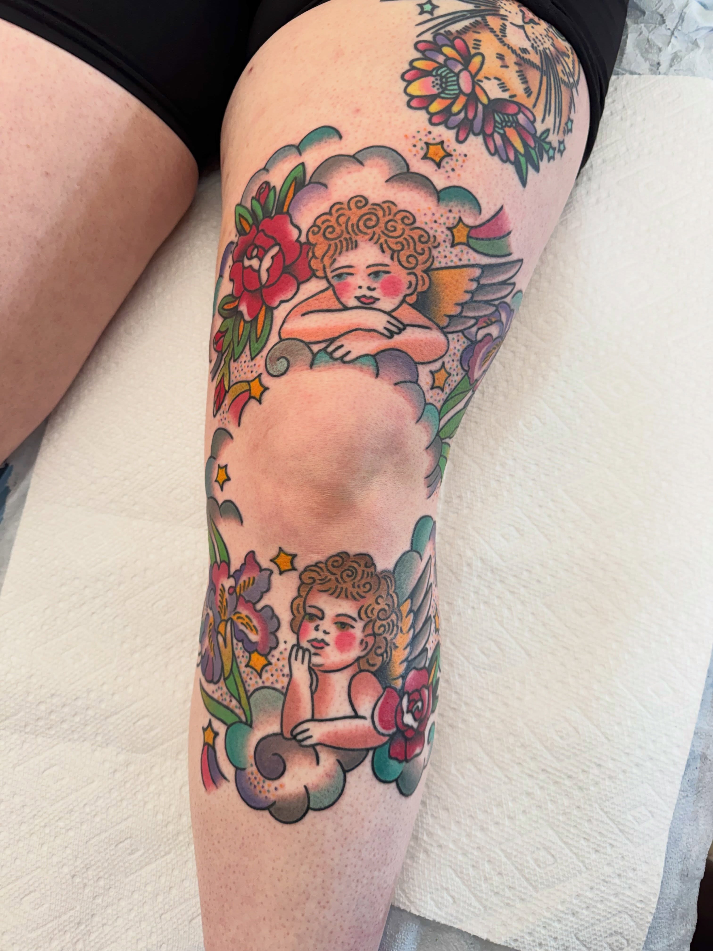 Tattoo by @rarespider — american_traditional