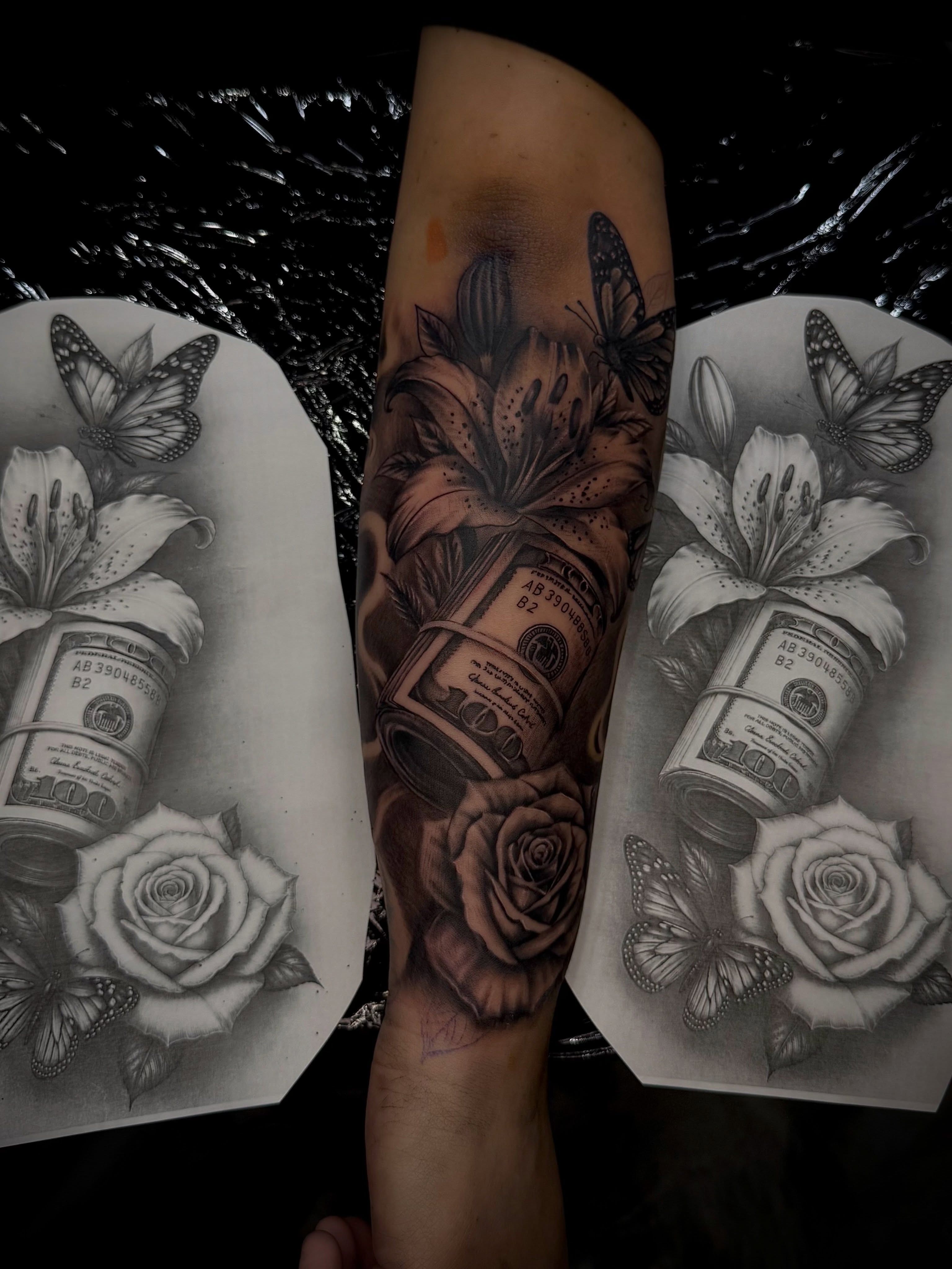 Tattoo by @chaparroinks — black_and_grey, realism