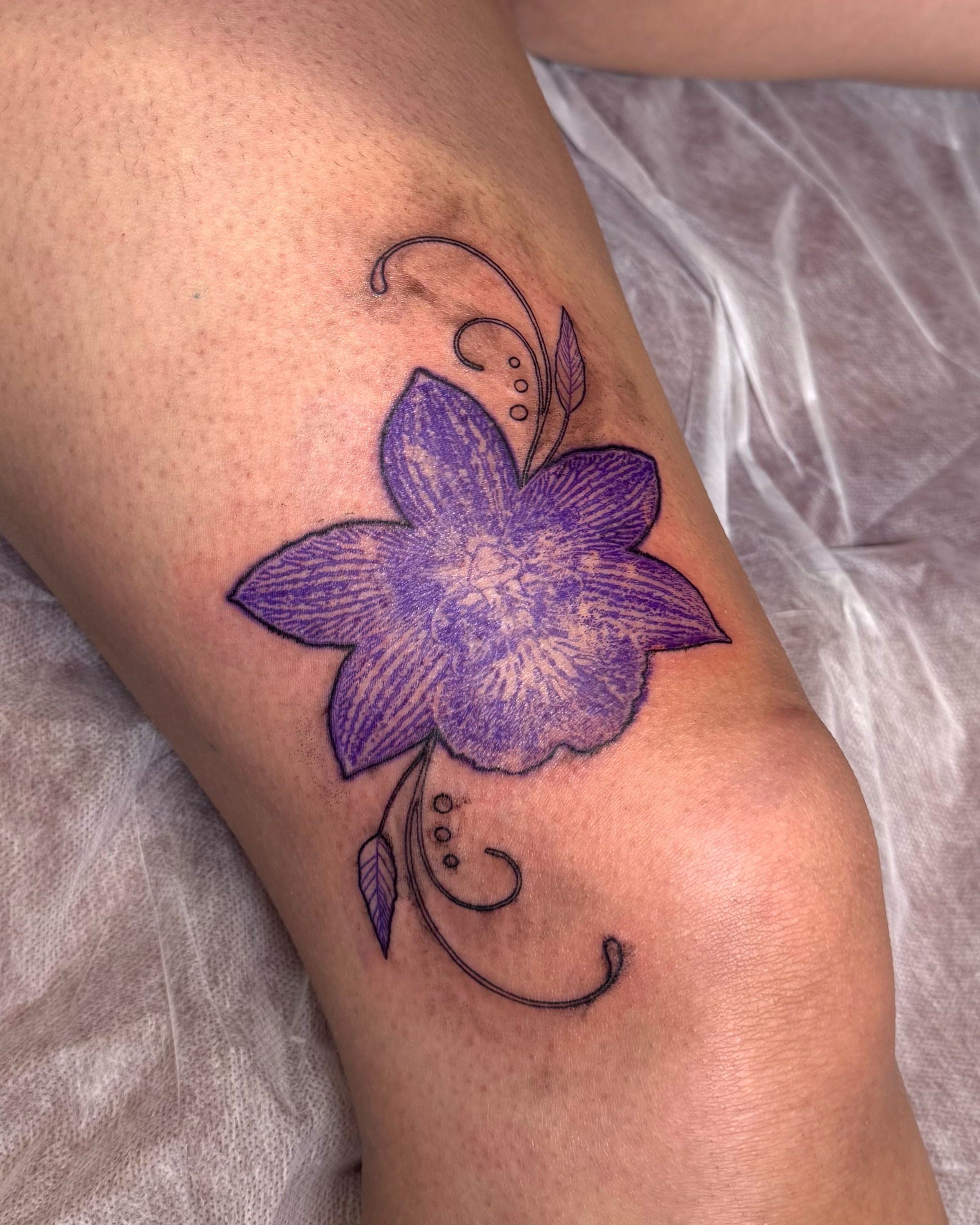 Tattoo by @toozentattoos — dotwork