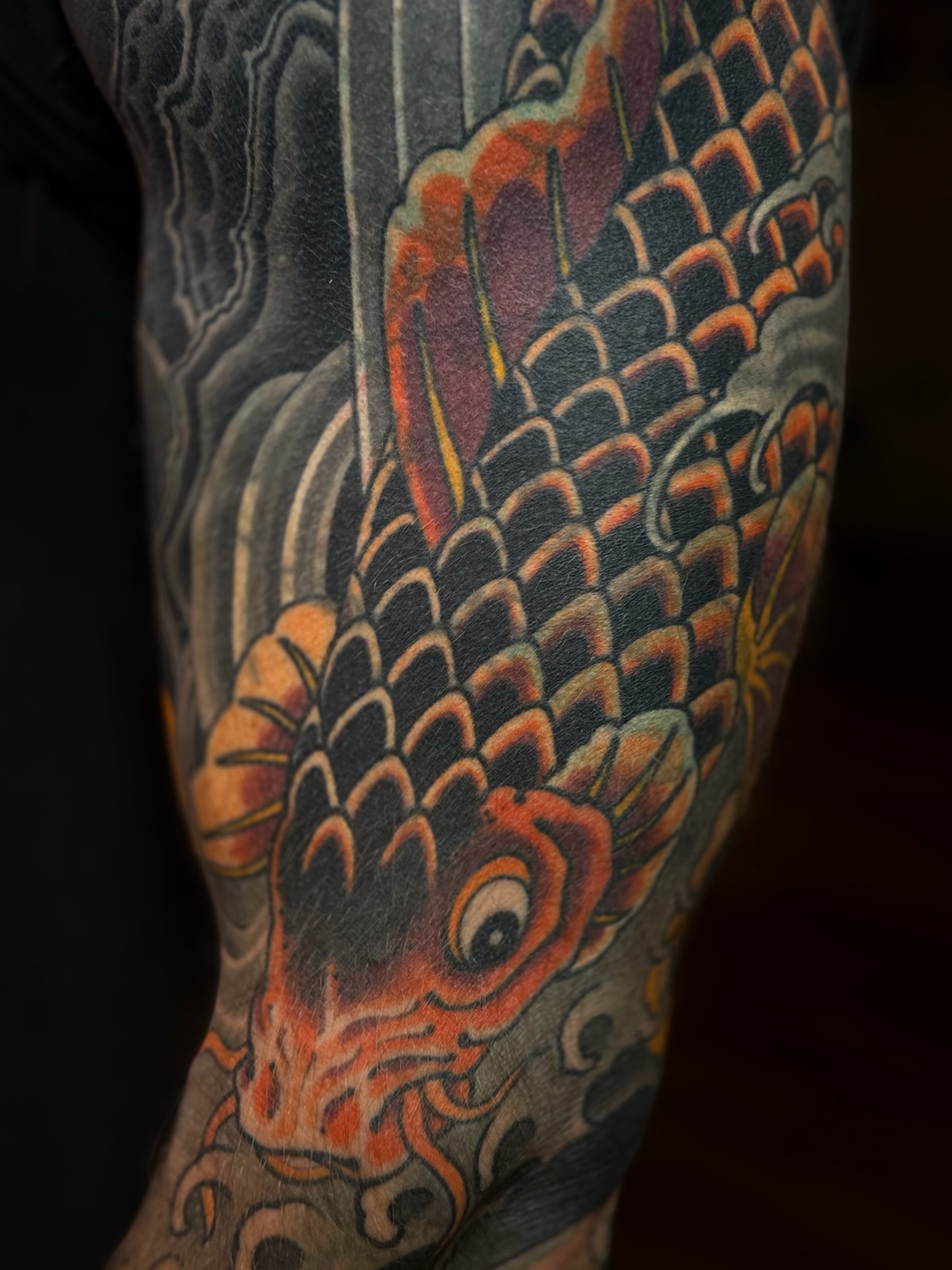 Tattoo by @aaronriddletattoos — japanese_irezumi