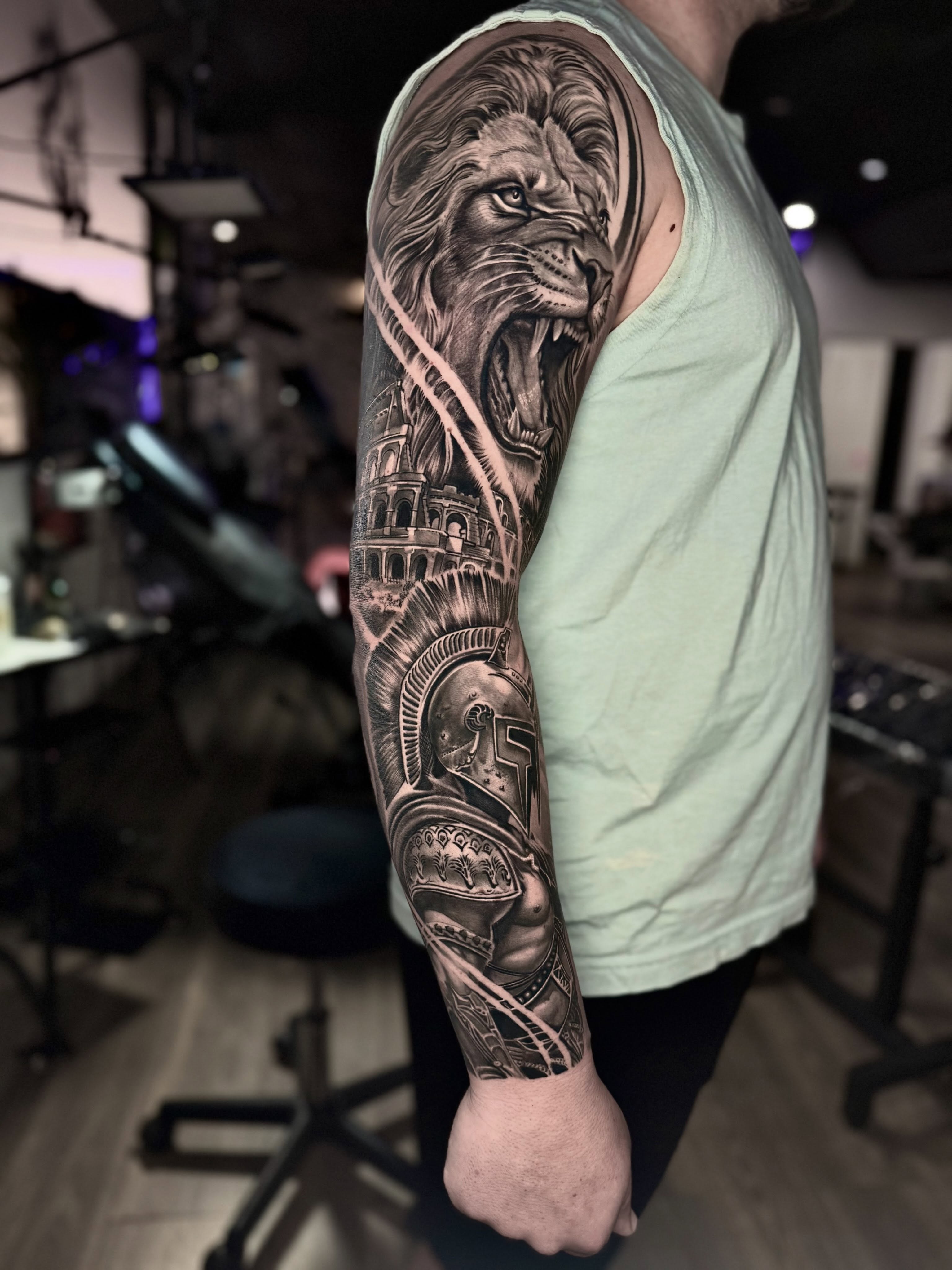 Tattoo by @davidsontattoortg β black_and_grey, realism