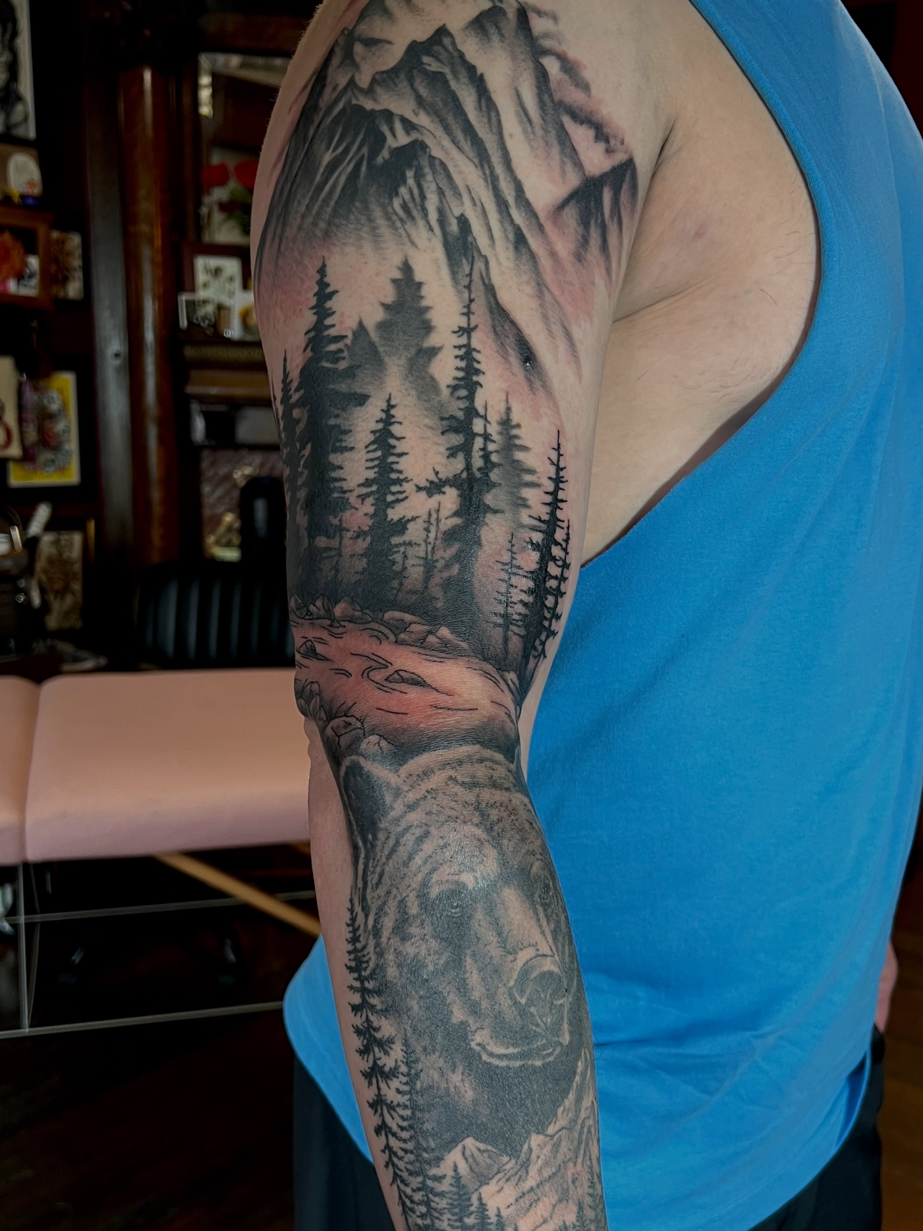 Tattoo by @jddunlaptattoos — realism, black_and_grey