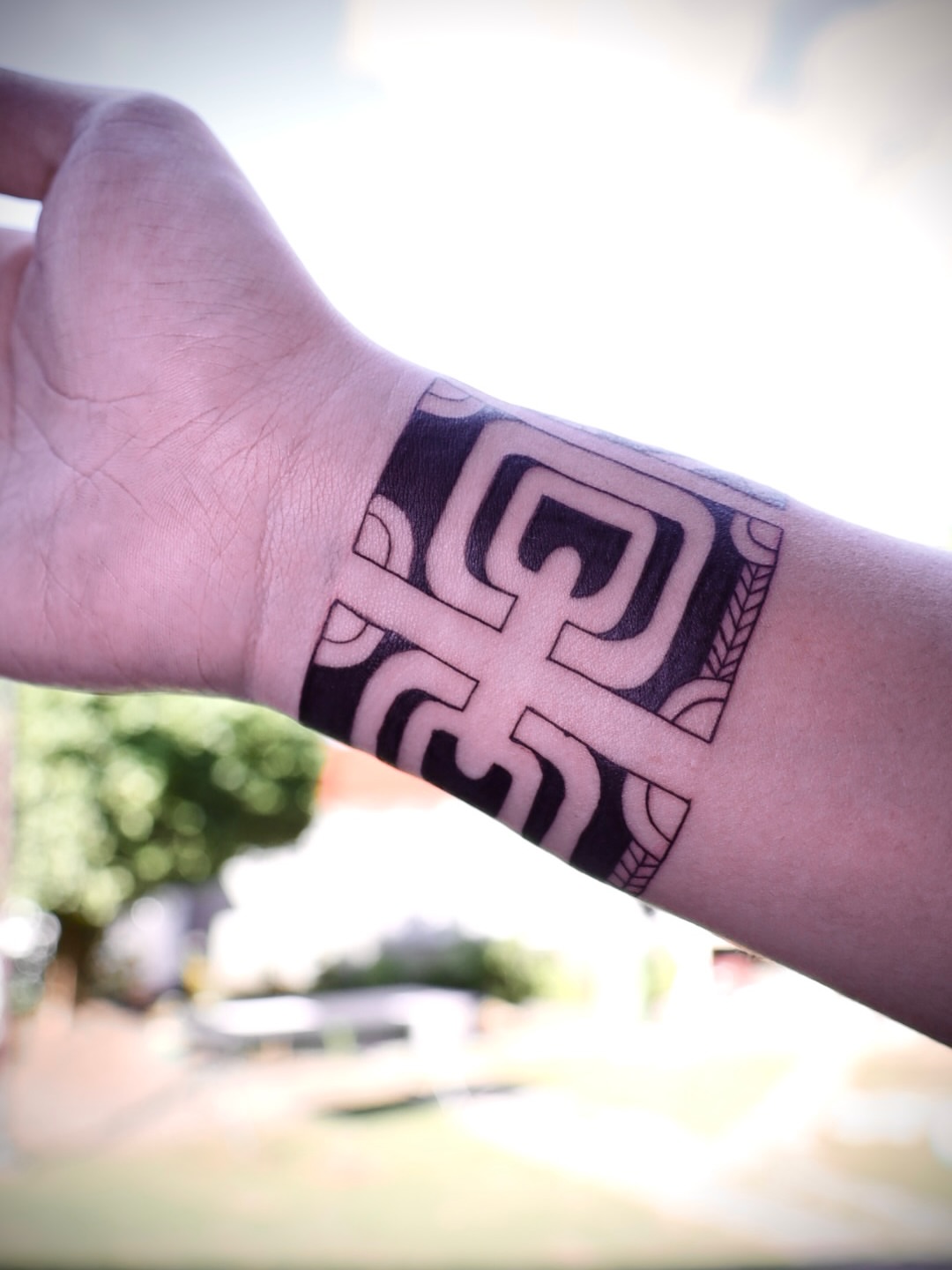 Tattoo by @oro_tatau_hk — geometric