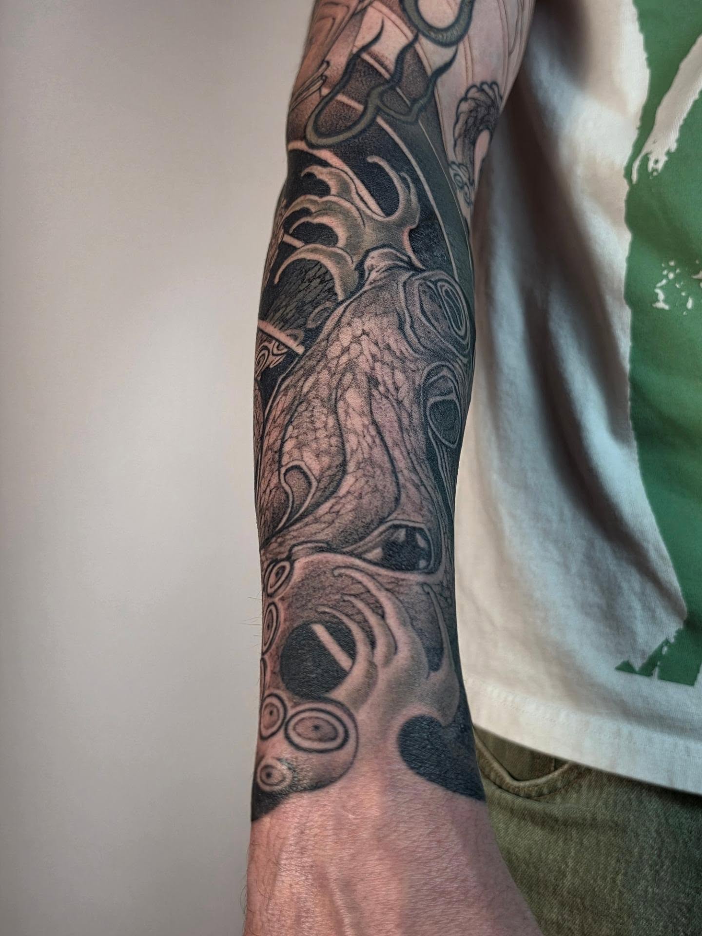 Octopus realism tattoo on the forearm by Tattoos.byDahlia, Austin, Texas