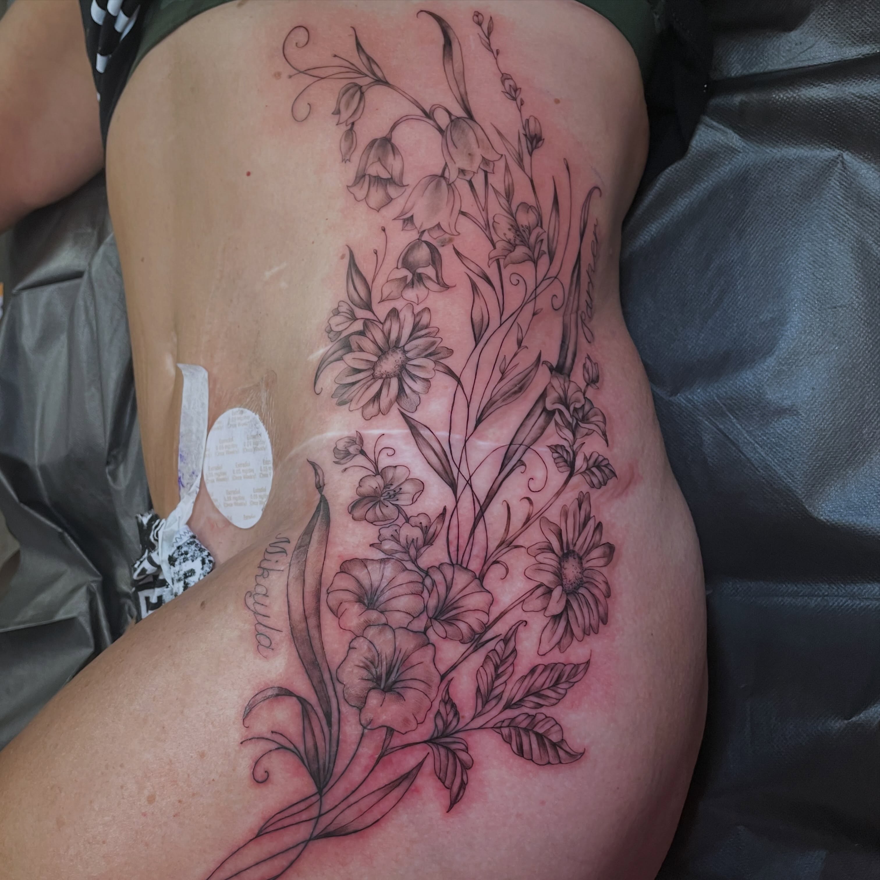 Tattoo by @tattoomebella β black_and_grey