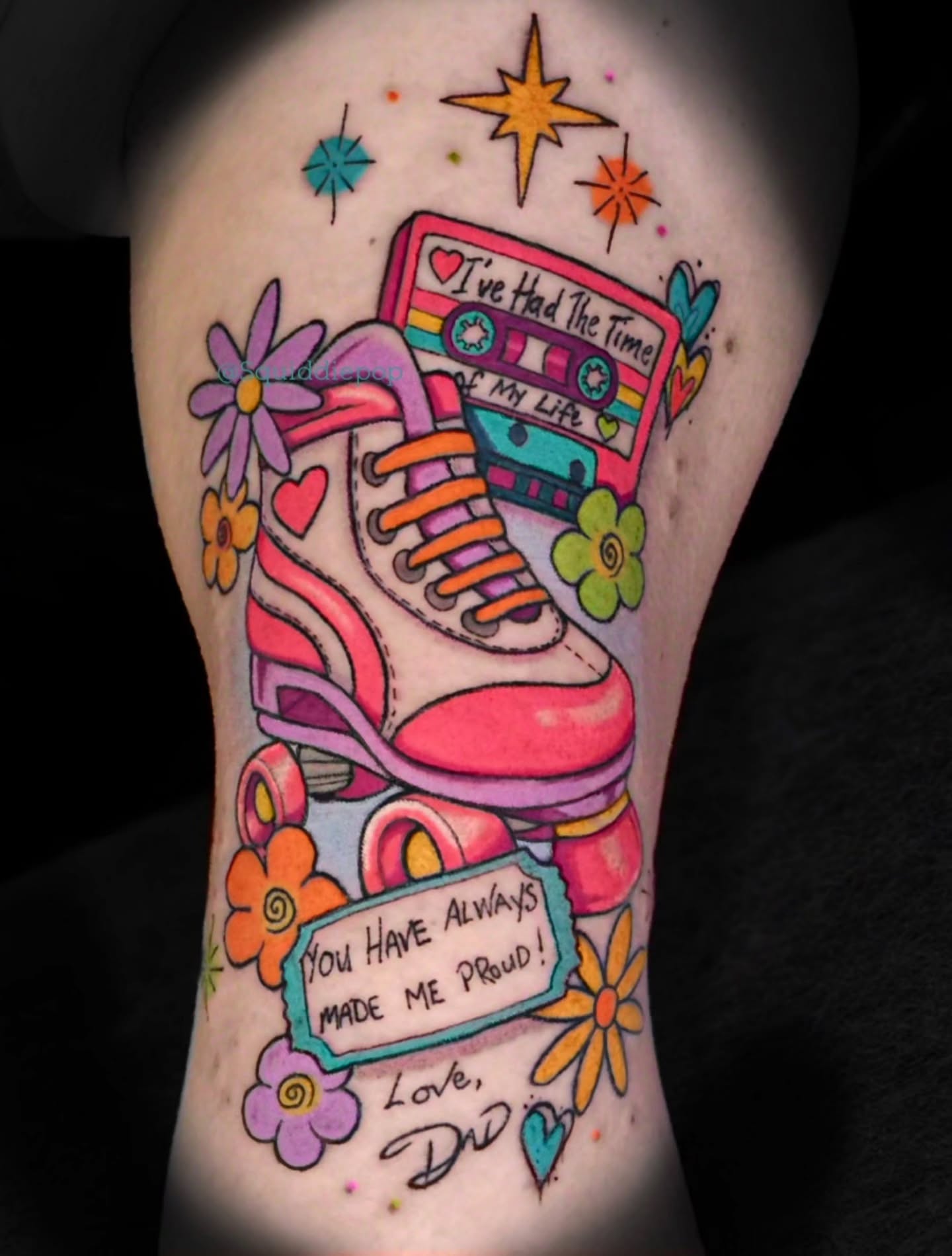 Tattoo by @squiddiepop — new_school, illustrative