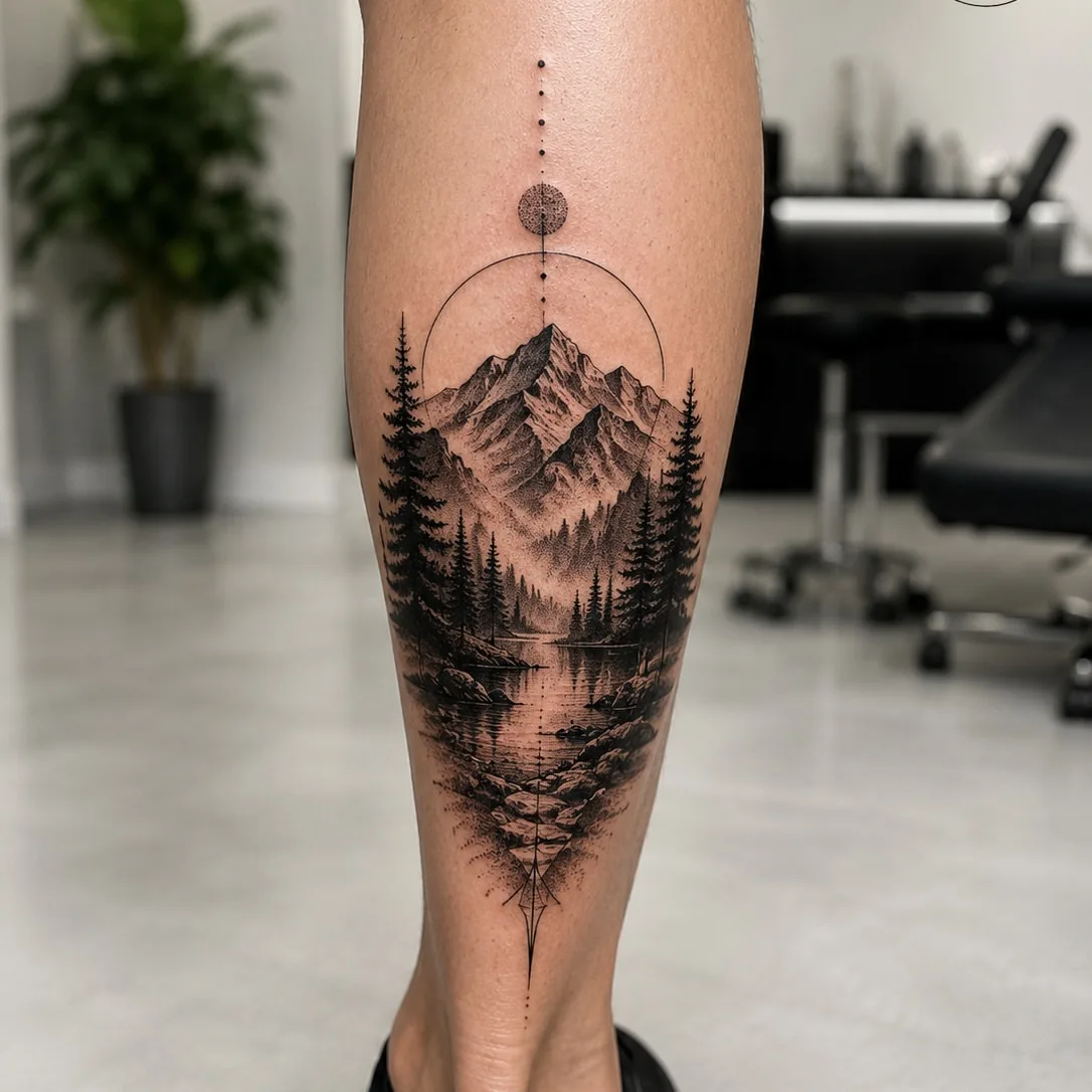 Tattoo by @ink_______aura — dotwork, realism
