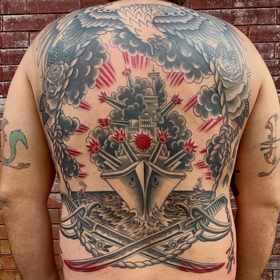Tattoo by @gingersnap_tattoos — american_traditional