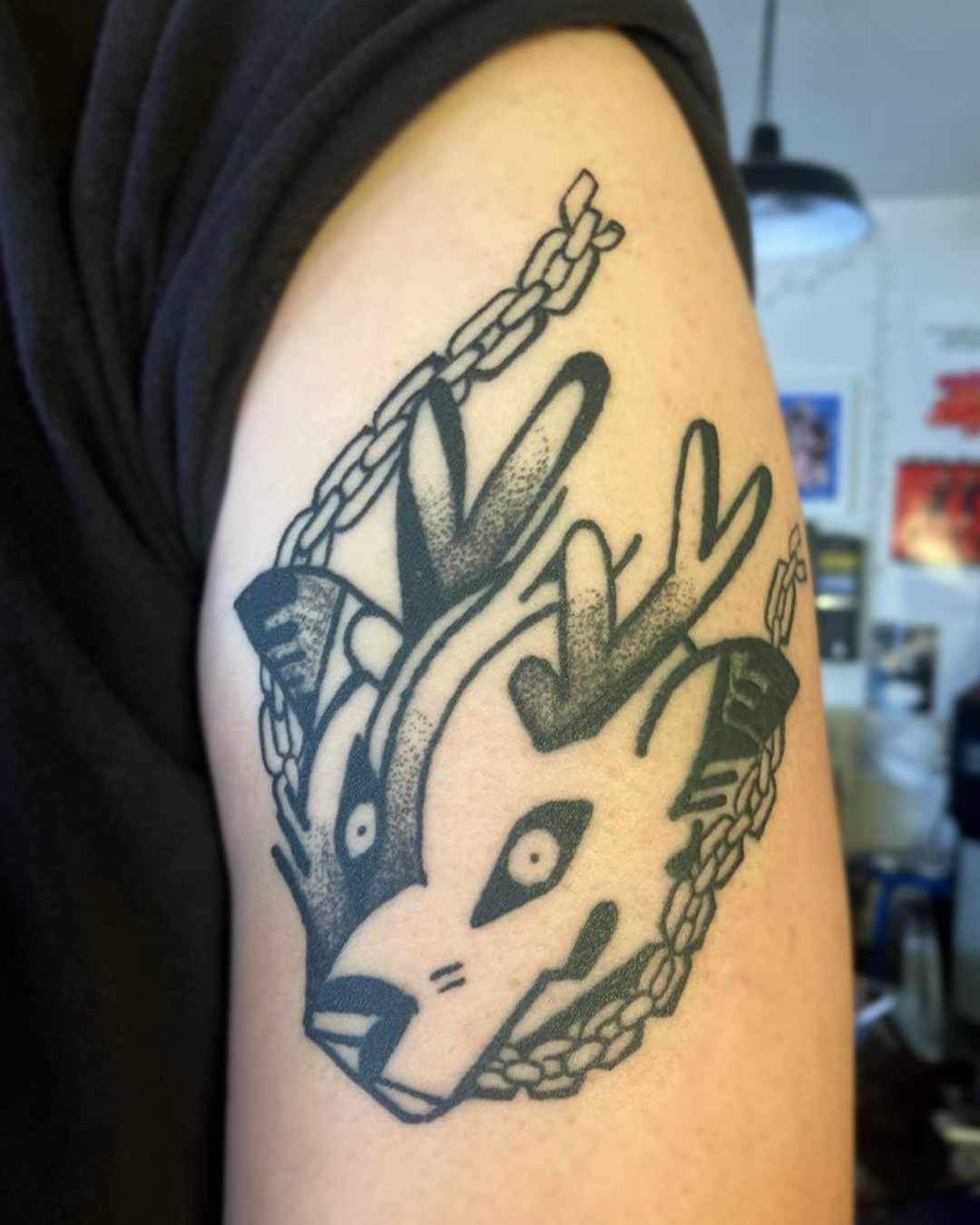 Tattoo by @birdfingers — black_and_grey