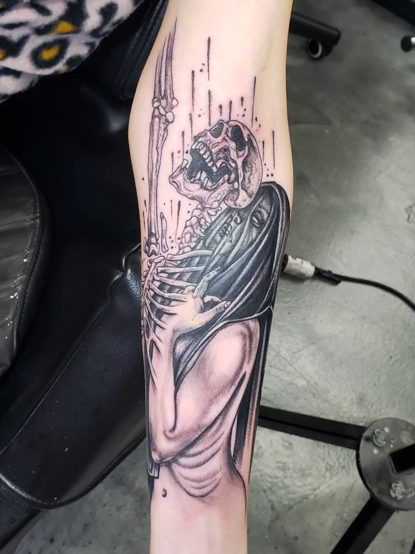 Tattoo by @tnchriswhitney — black_and_grey, realism
