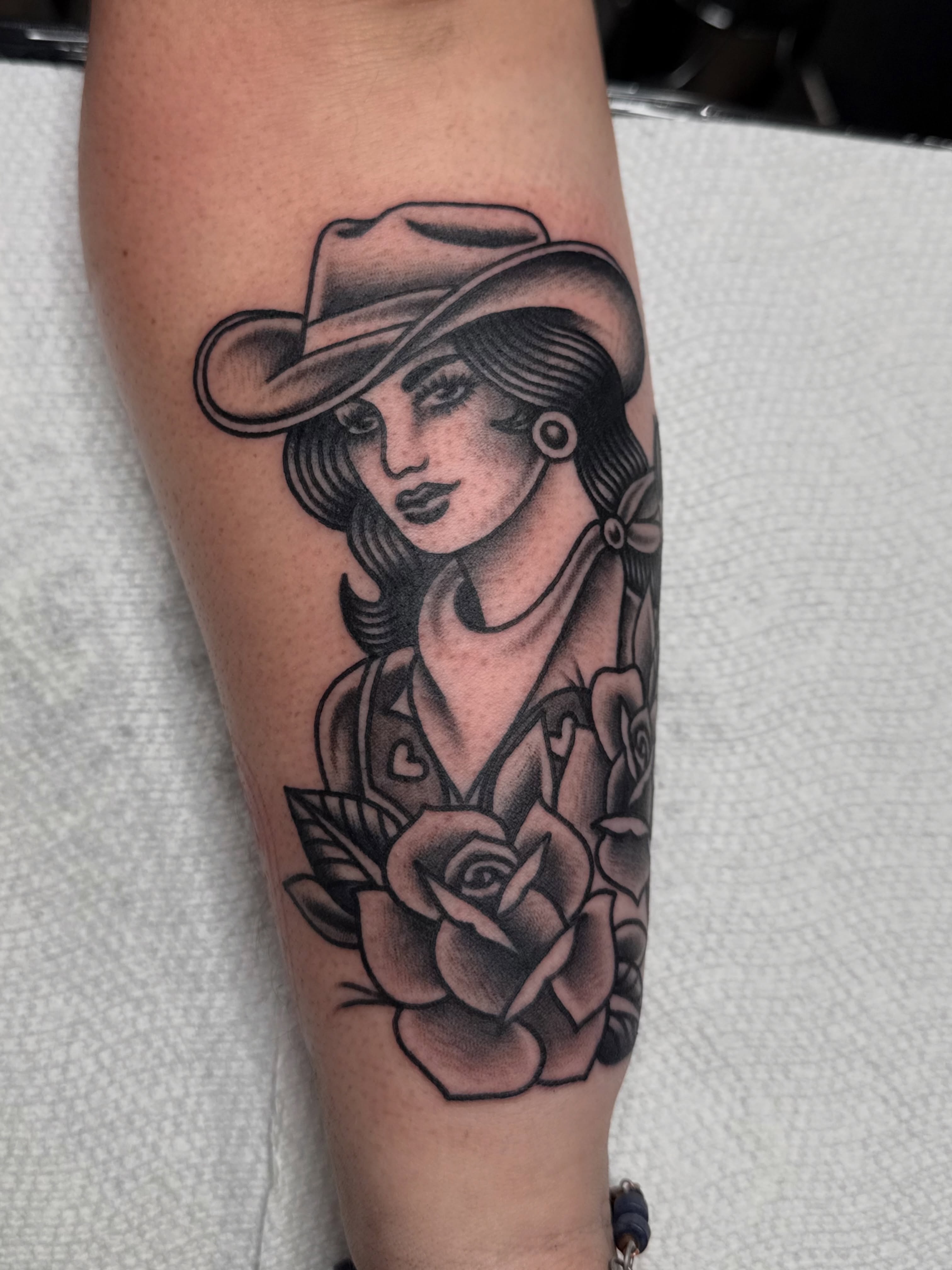 Tattoo by @logansightart — american_traditional, black_and_grey