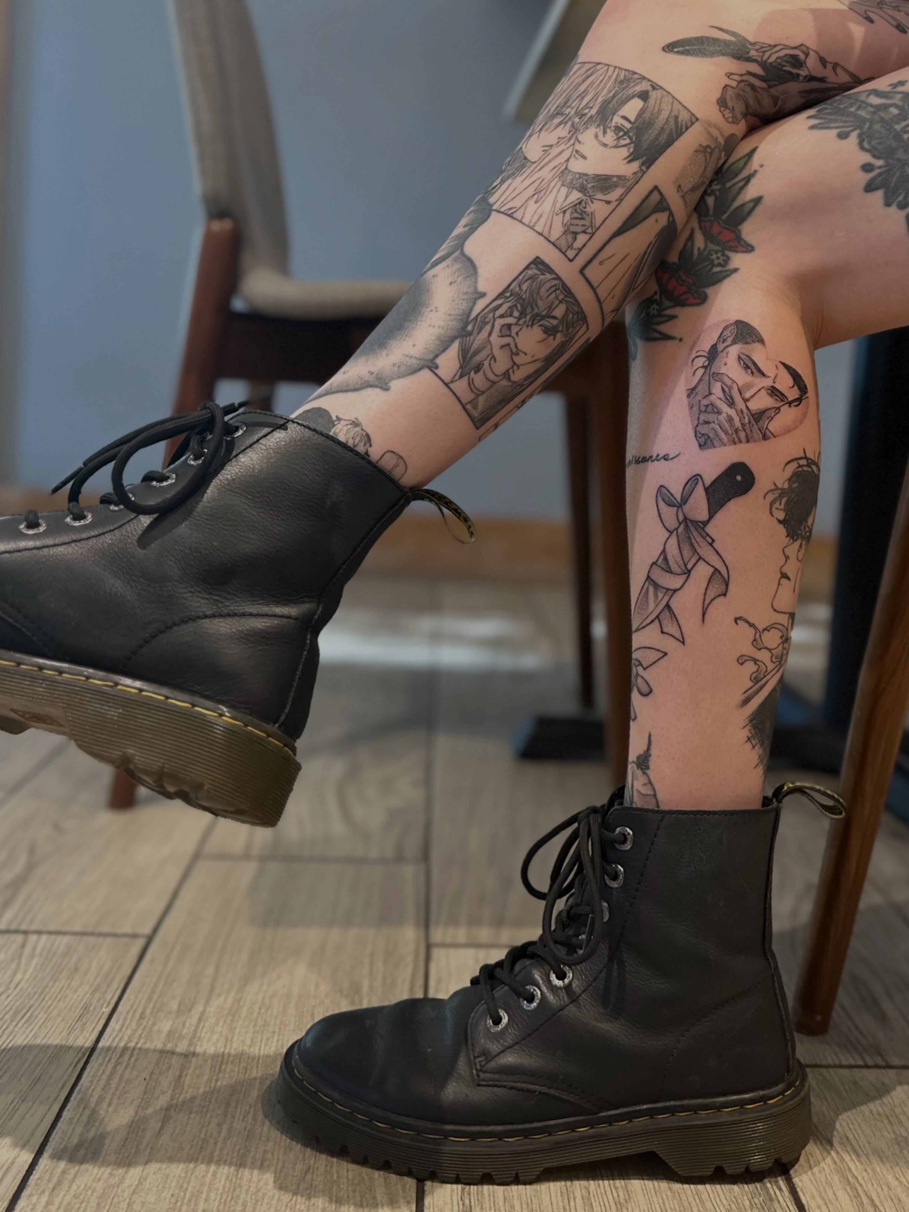 Tattoo by @kkimnida — anime