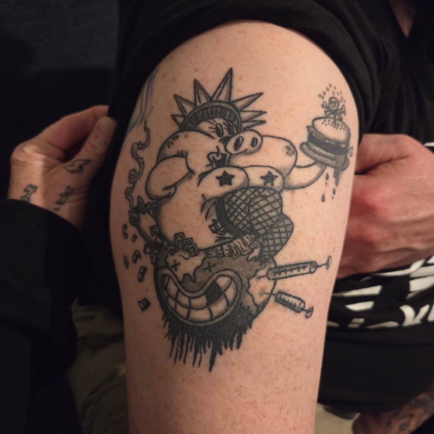 Tattoo by @skeletonkey_tattoocollective — american_traditional