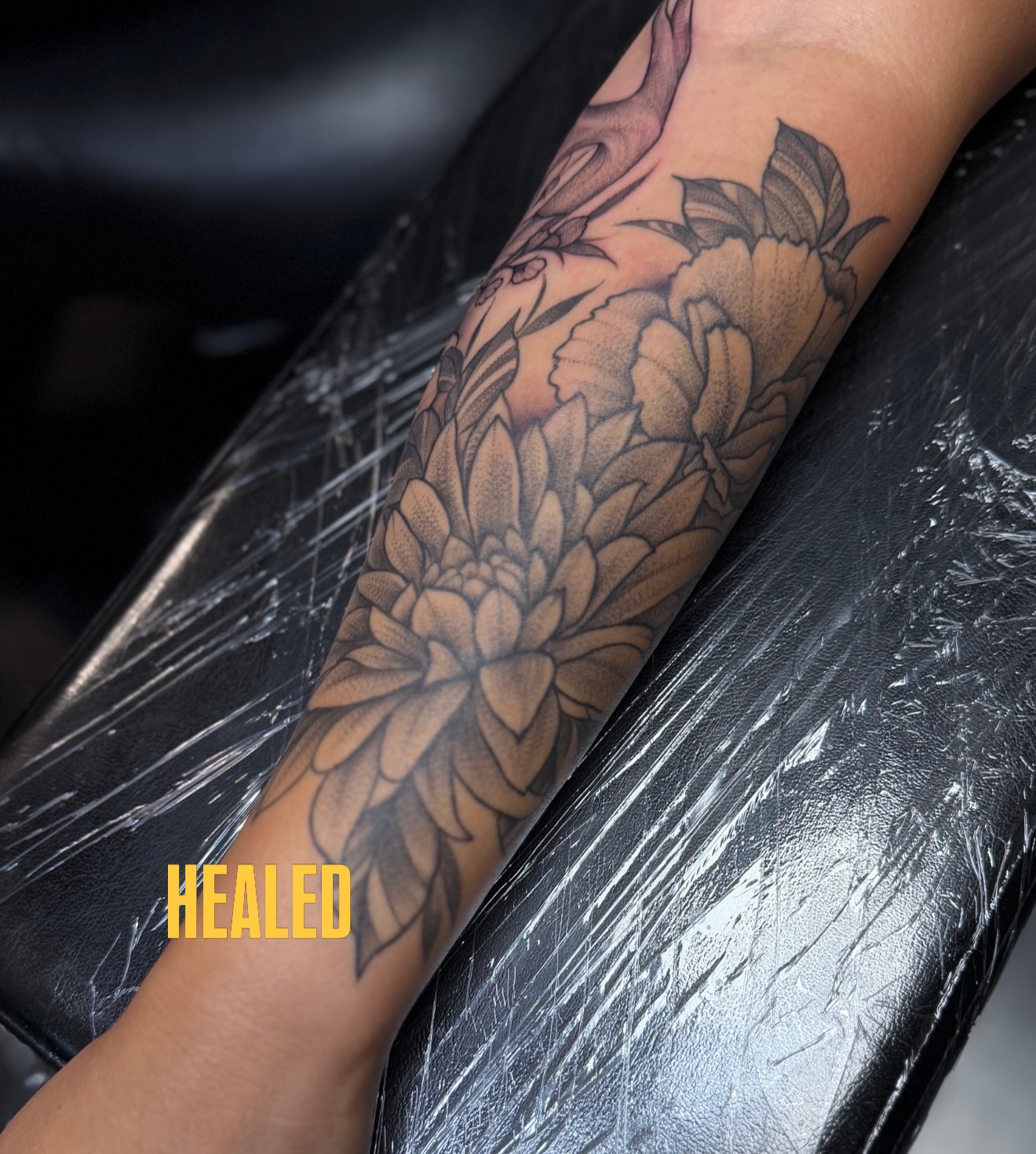 Tattoo by @rikkybobbytattoo — black_and_grey