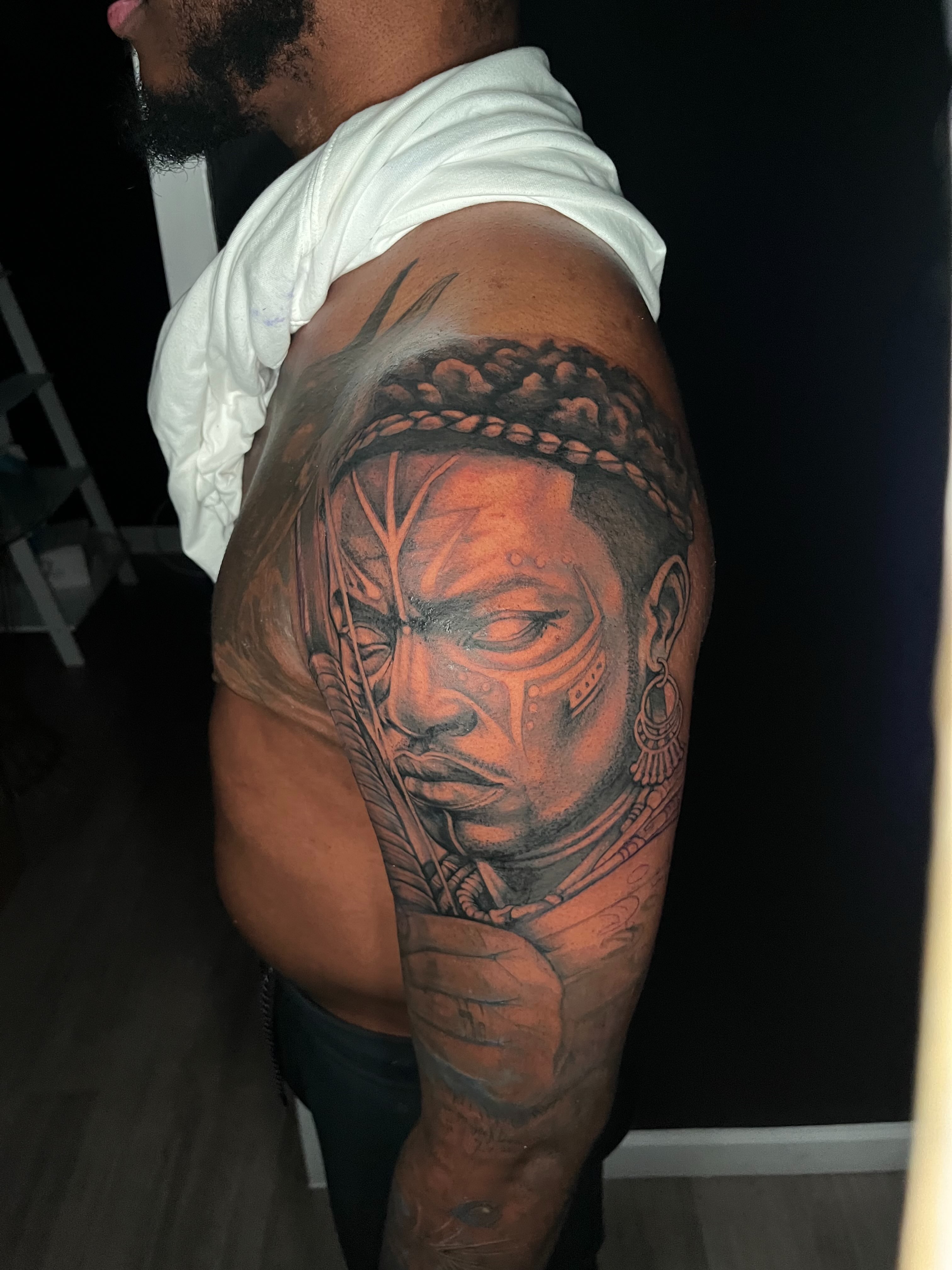 Tattoo by @artizmylov — realism, black_and_grey