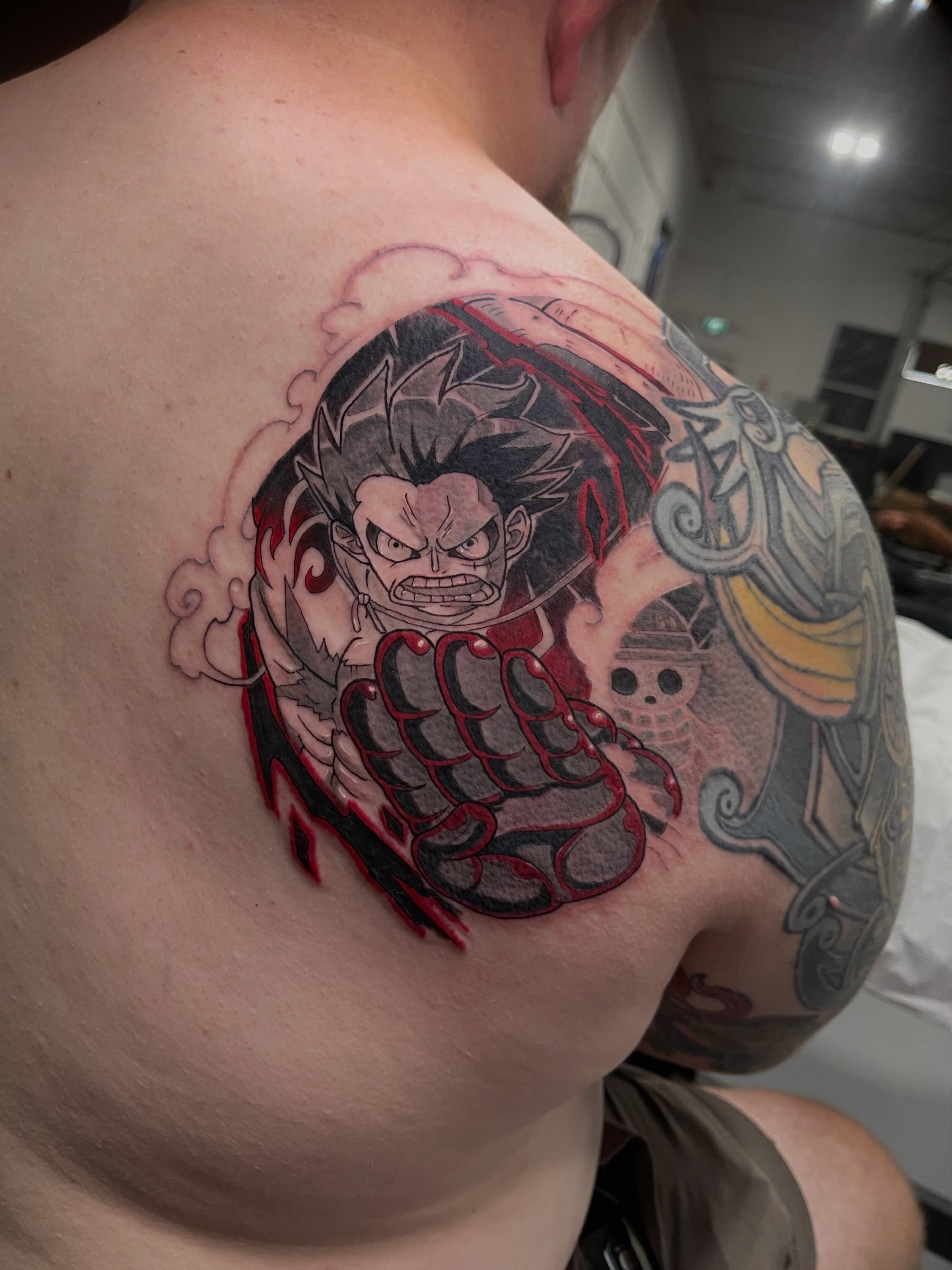 Tattoo by @jonathanharts_ — anime
