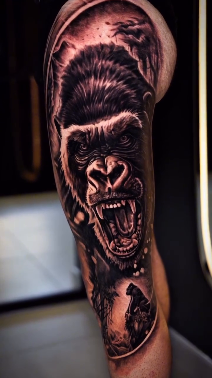 Tattoo by @angelo_tattooink — realism, black_and_grey