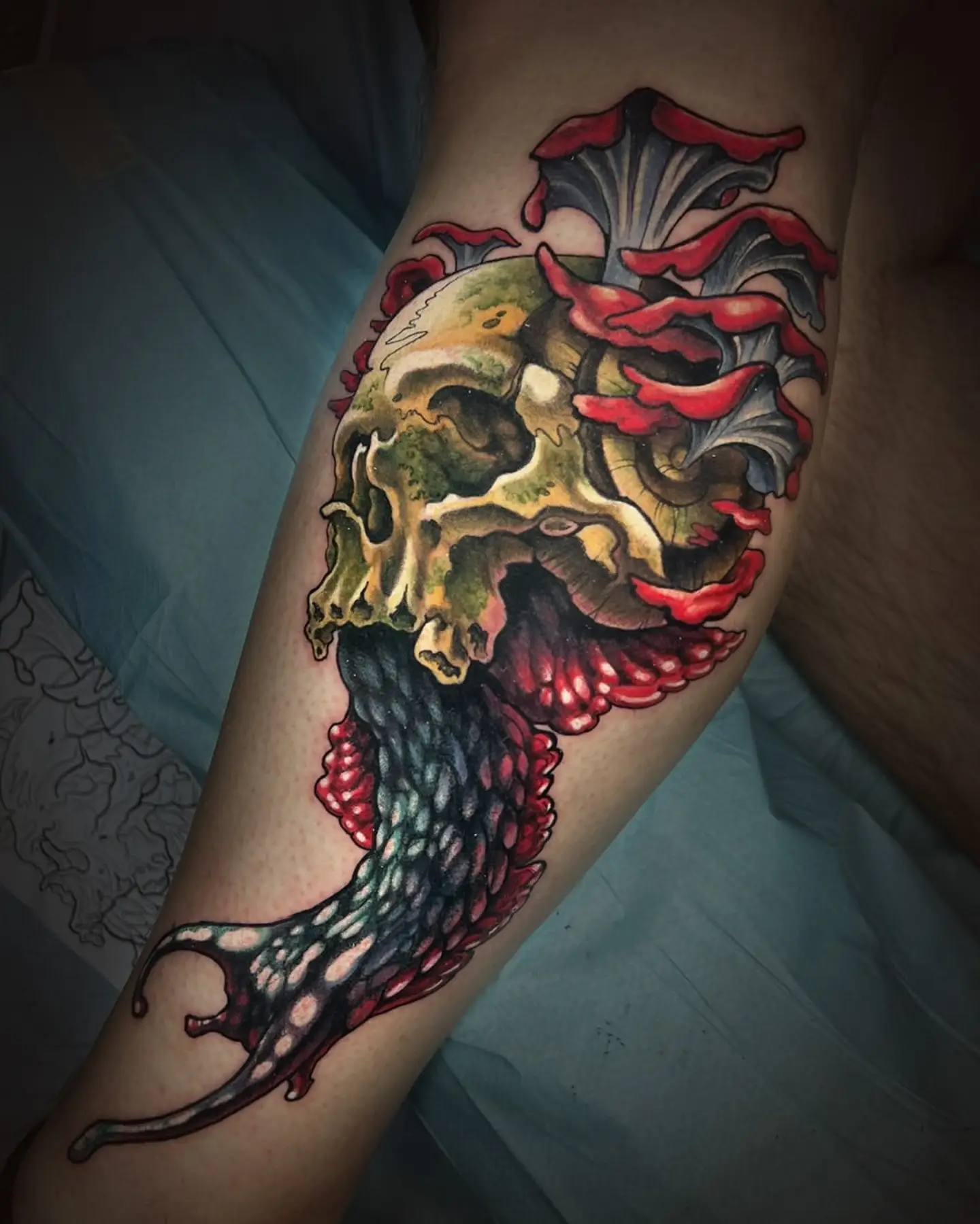 Tattoo by @garrettxjerome — american_traditional, dark_realism