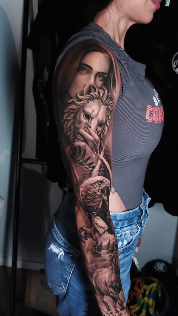 Tattoo by @david_rhapsody — realism, black_and_grey