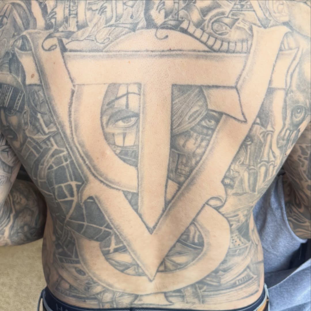 Anchor black and grey tattoo on the torso by @nickysix86