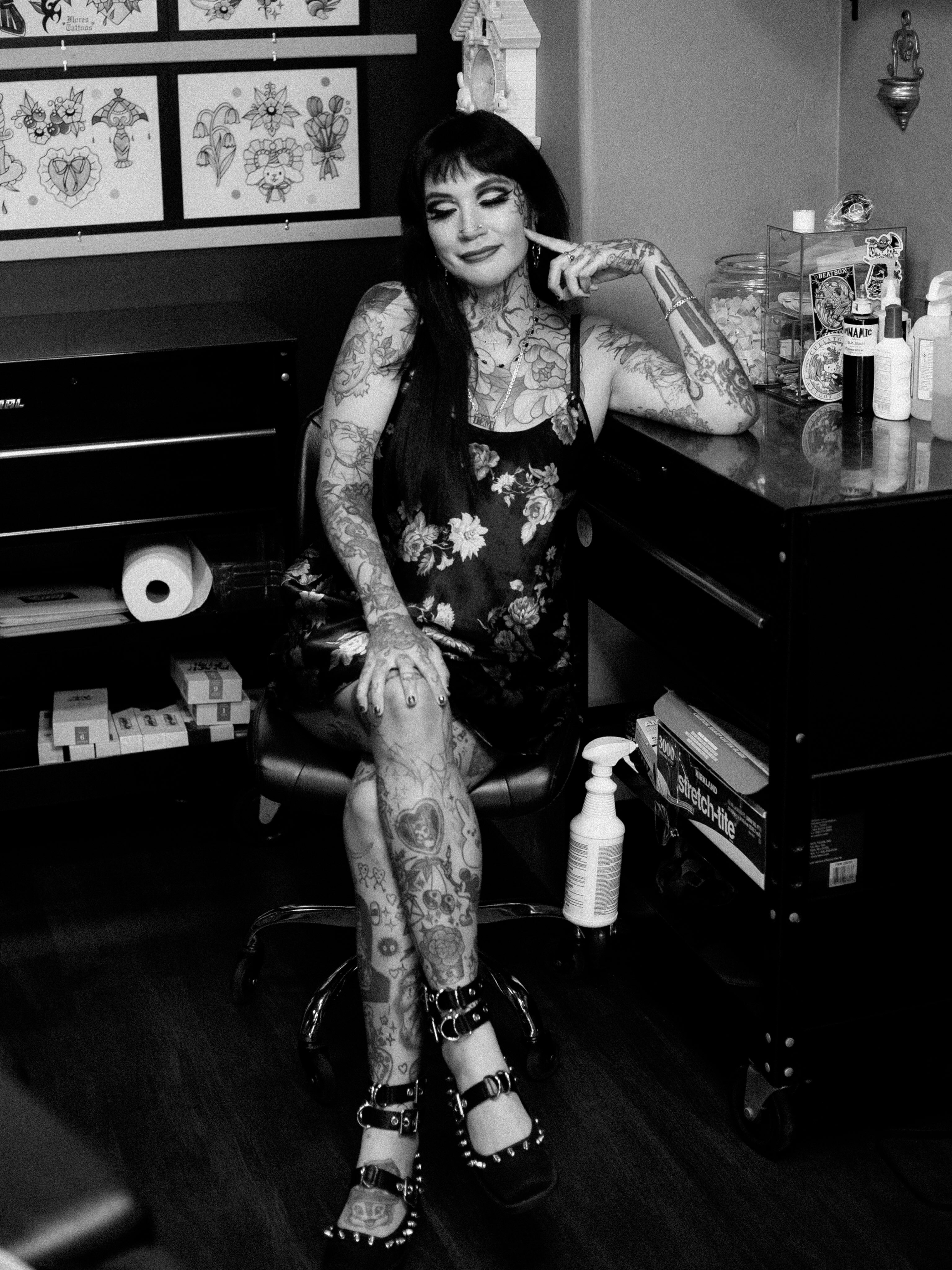 Full body tattoo black and grey tattoo by ♡ Demi ♡