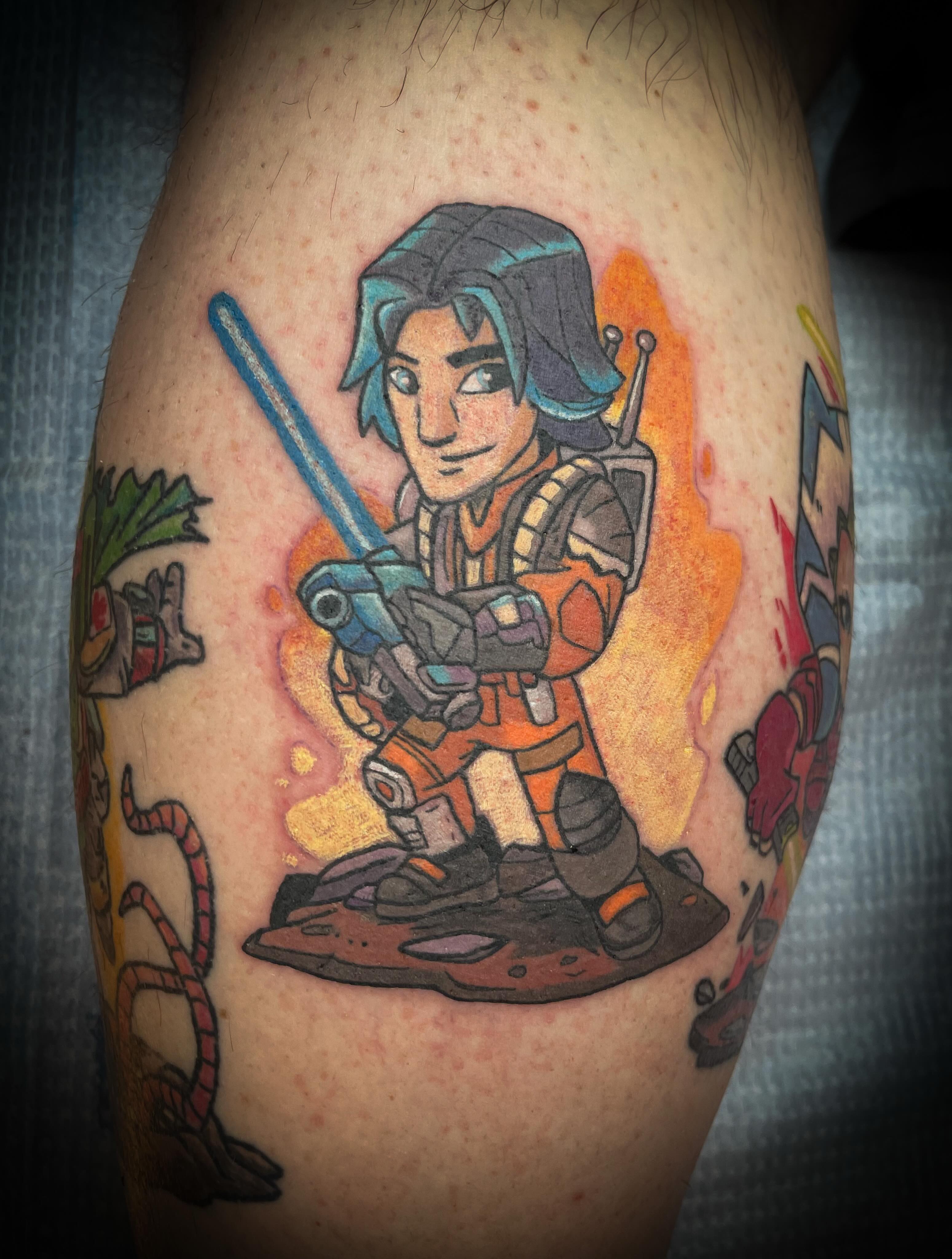 Tattoo by @staceybtattoos — anime