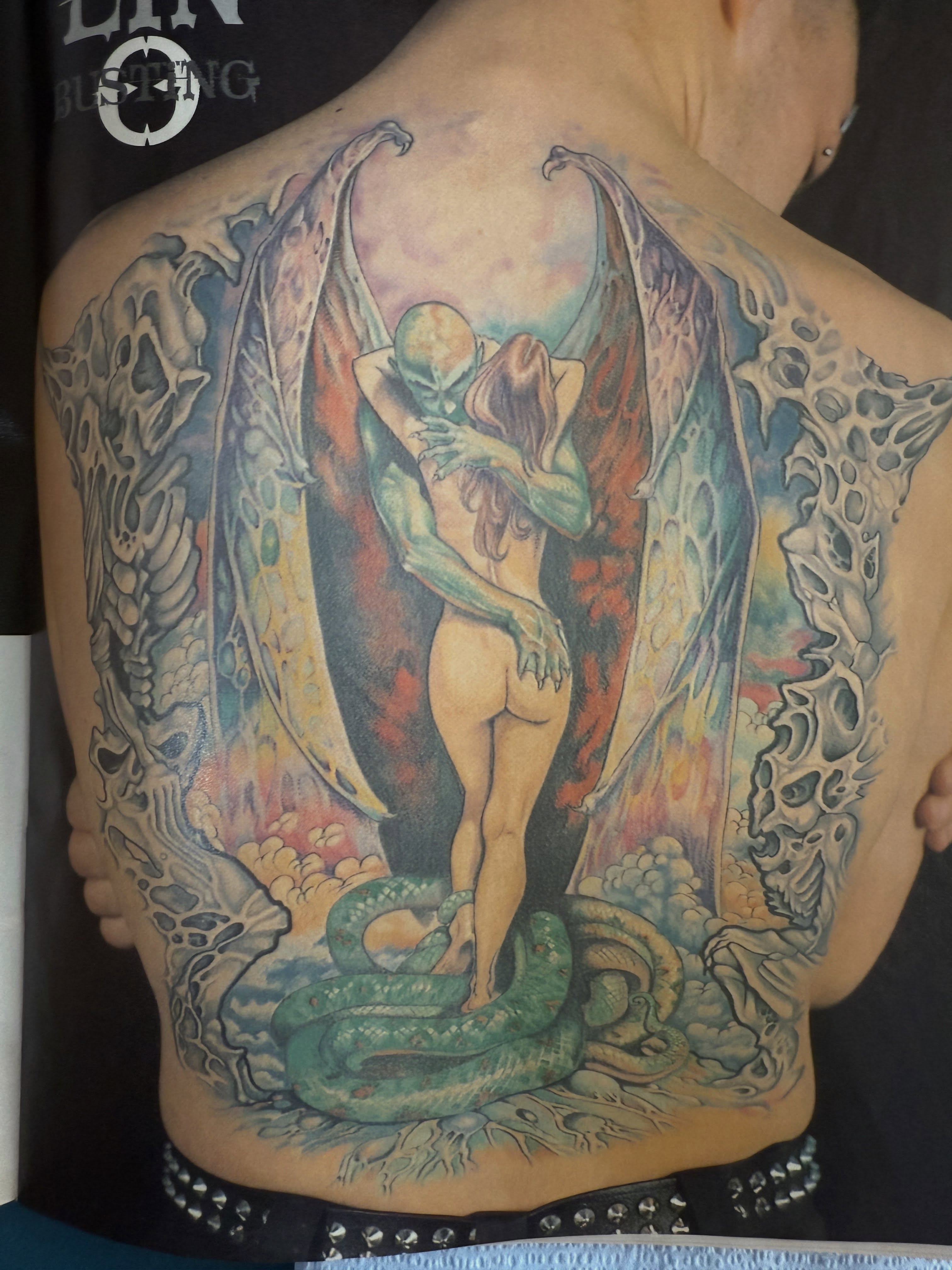 Tattoo by @mijita_tatz — illustrative, surrealism