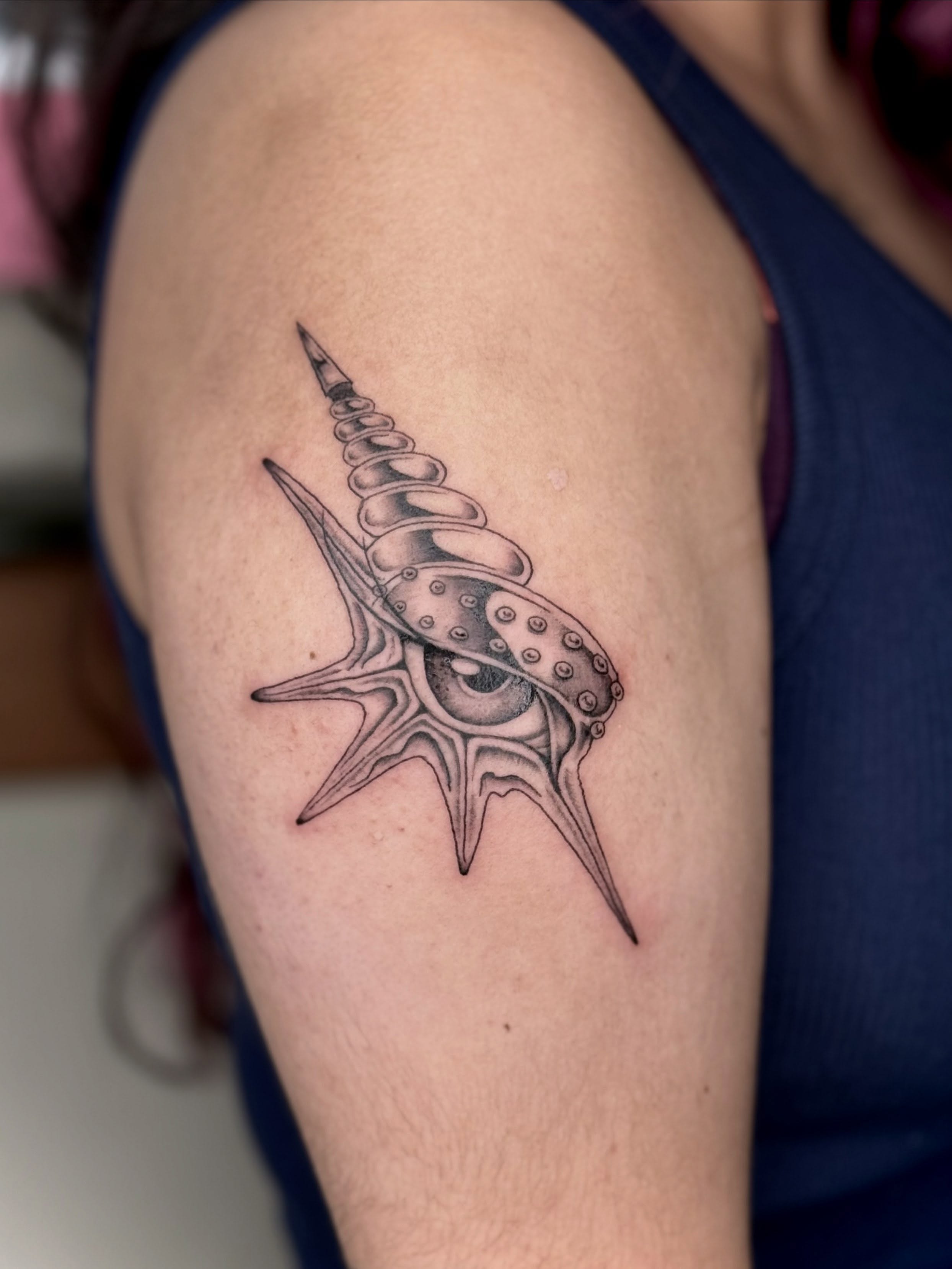 Tattoo by @mijita_tatz — black_and_grey