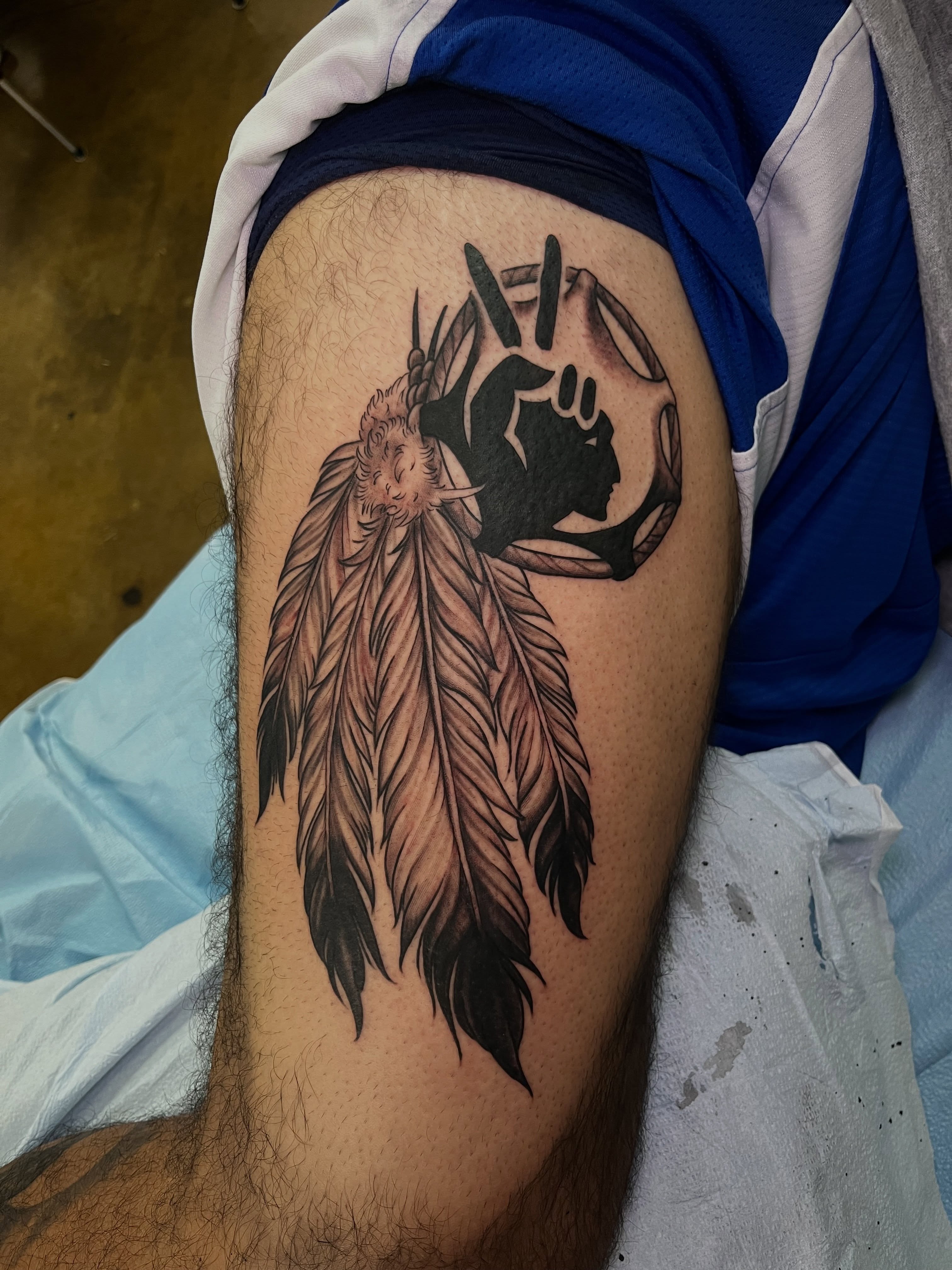 Tattoo by @eptattoos — black_and_grey