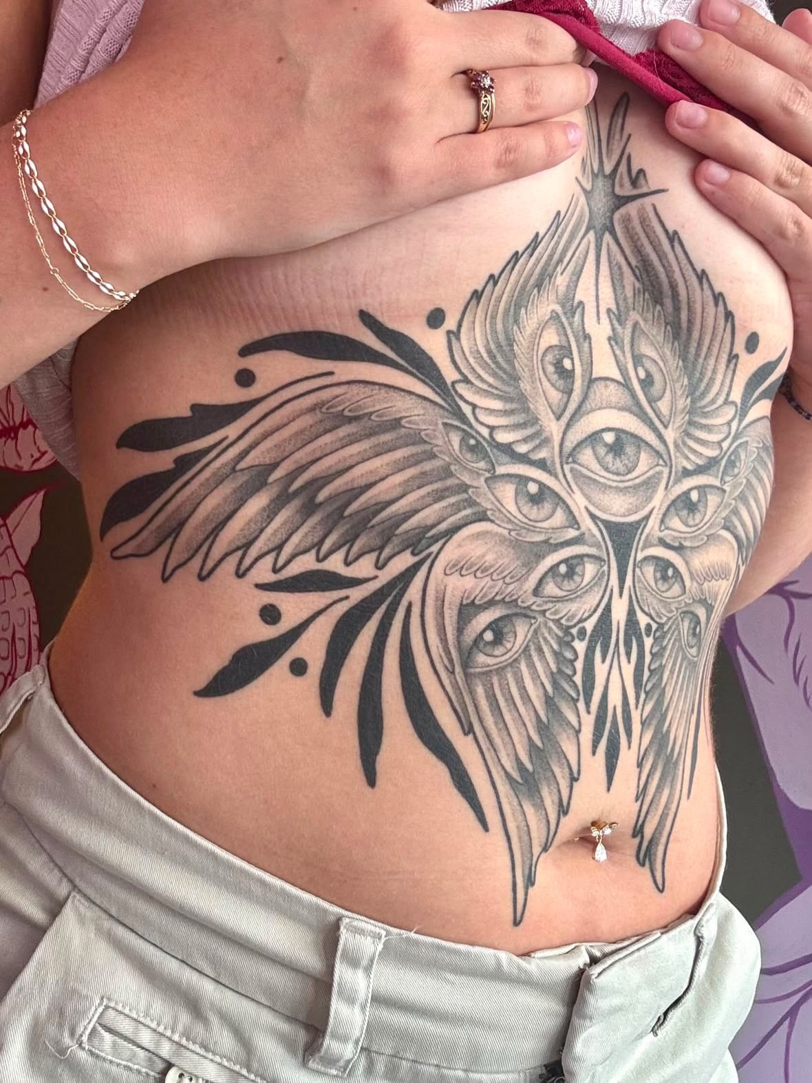 Tattoo by @girlypoptattoos — black_and_grey
