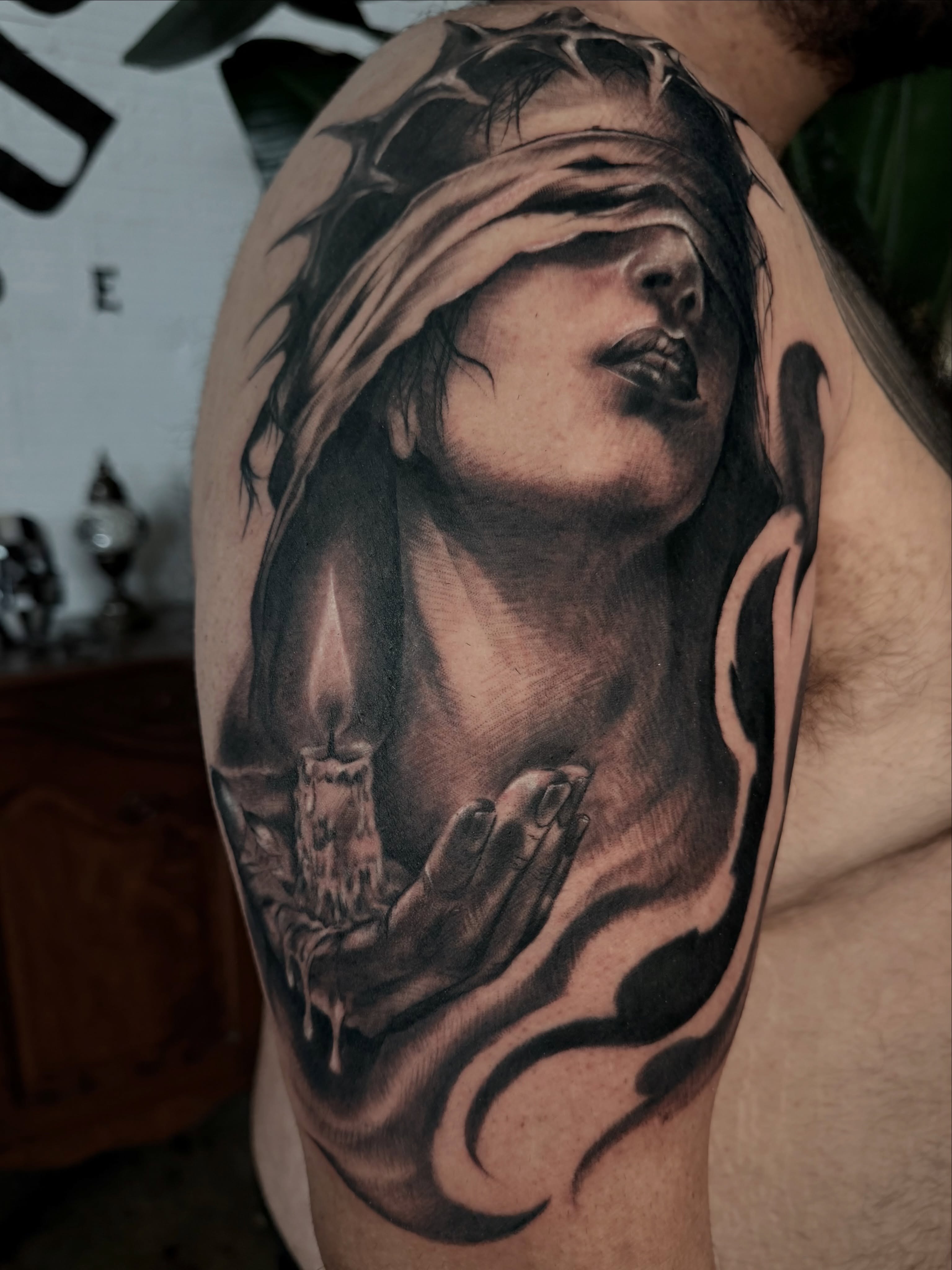 Tattoo by @jackse_e β realism, dark_realism