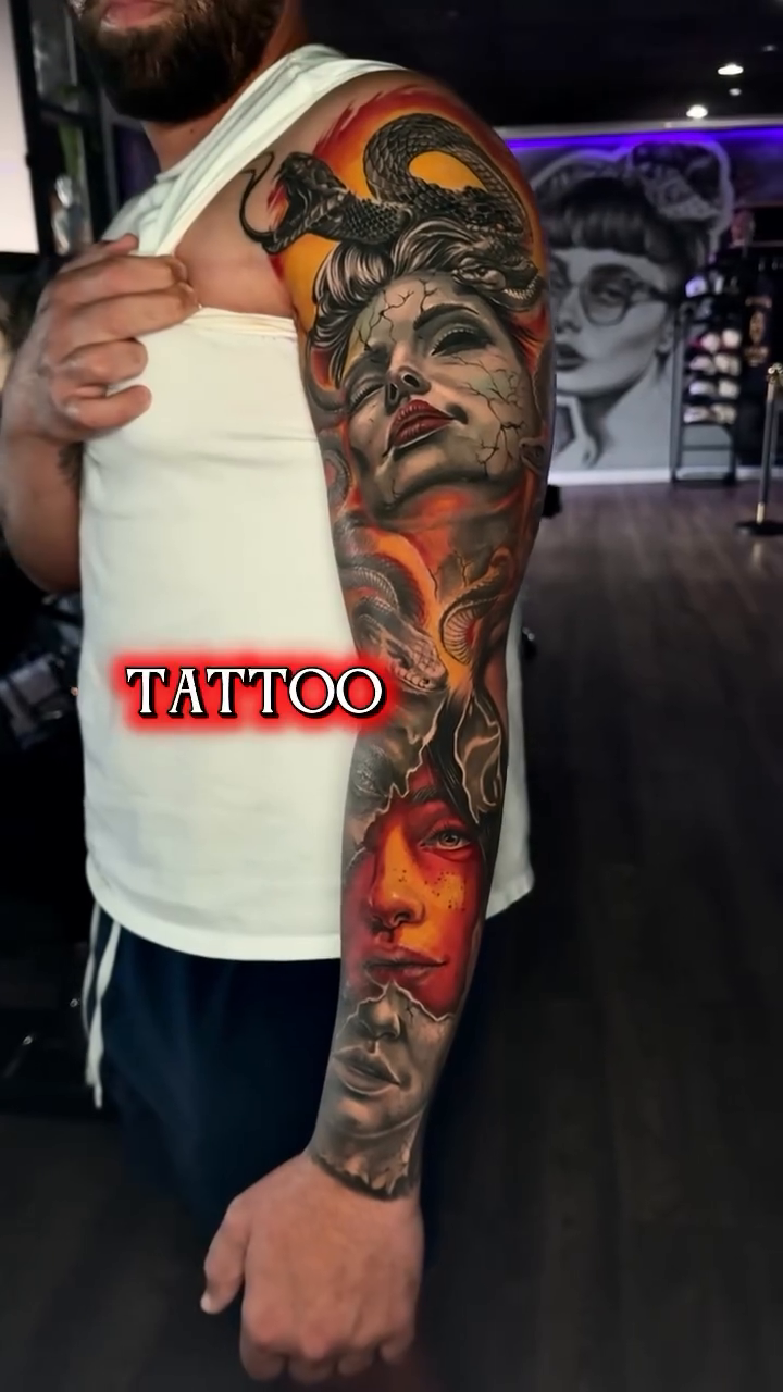 Tattoo by @davidsontattoortg β realism, trash_polka