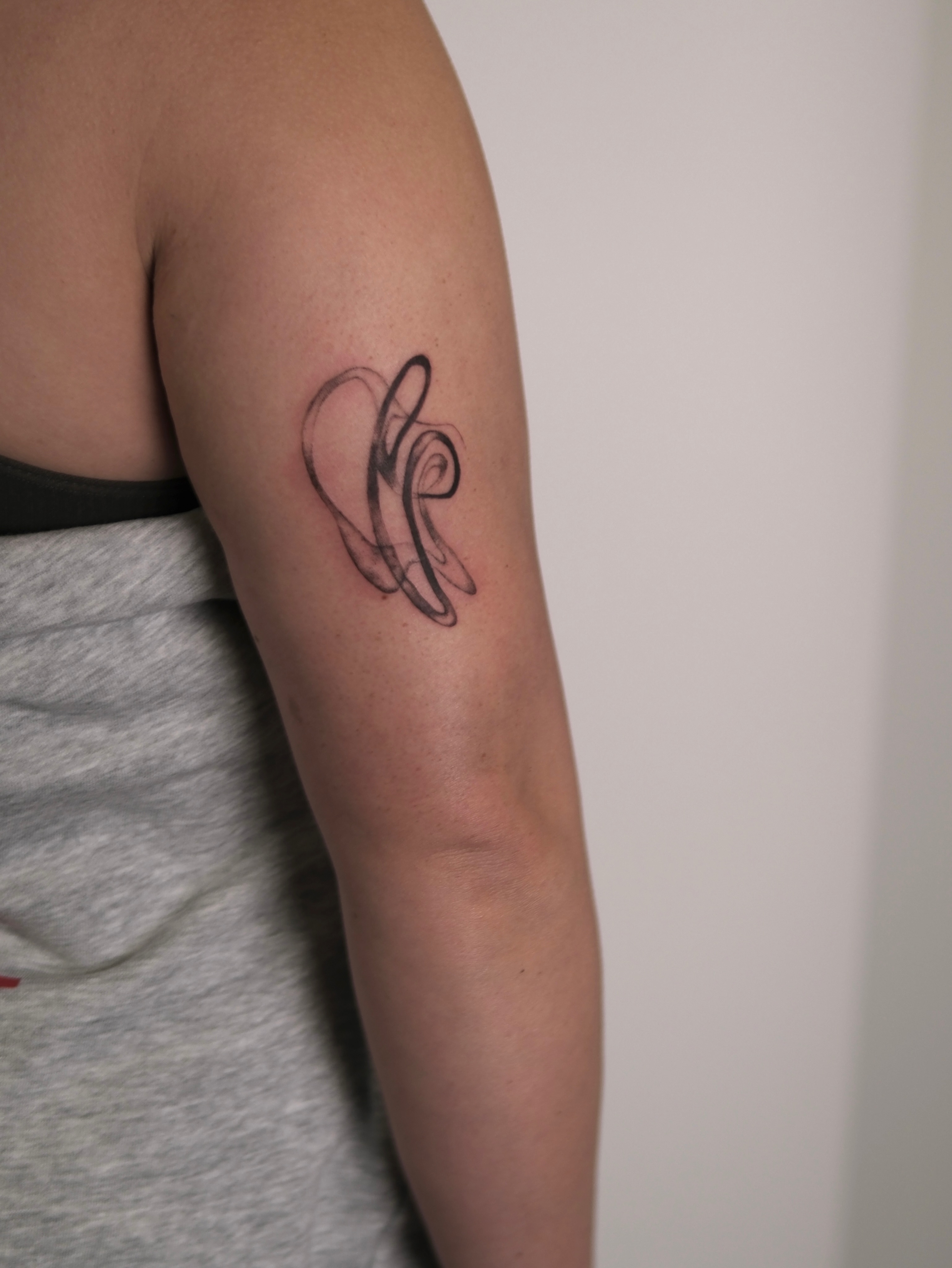 Tattoo by @moonfexx — black_and_grey
