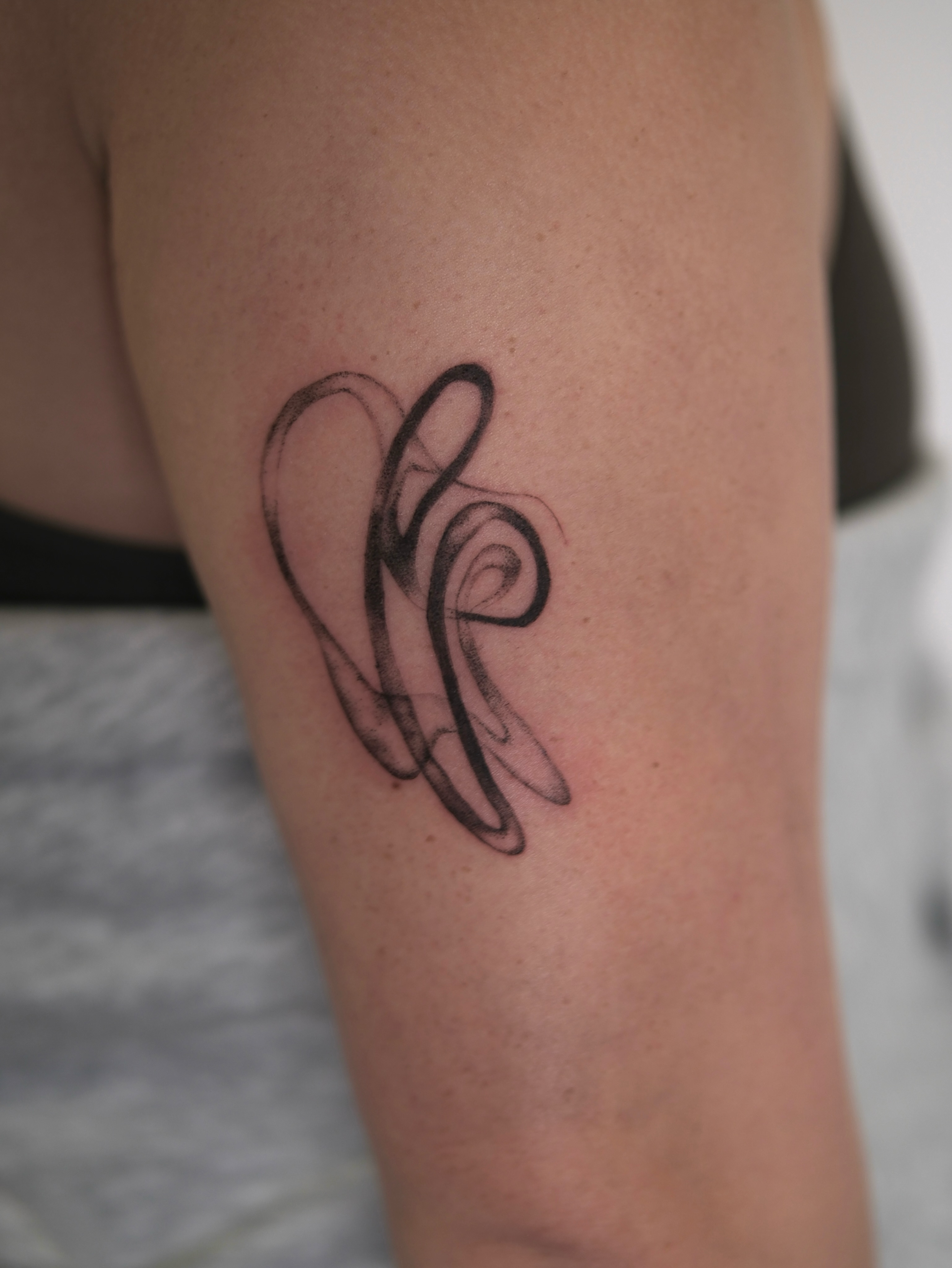 Tattoo by @moonfexx — black_and_grey